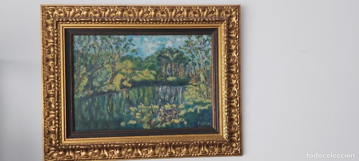 Kunst: FERMIN GONZALEZ PRIETO OLEO VIVERO LUGO GALICIA PINTOR GALLEGO