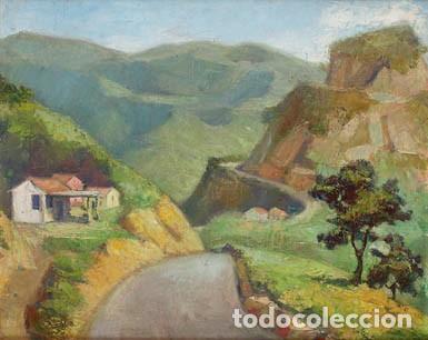 Kunst: SANTIAGO TELLEZ LORIGUILLO OLEO. PAISAJE .PINTOR RONDA ANTEQUERA
