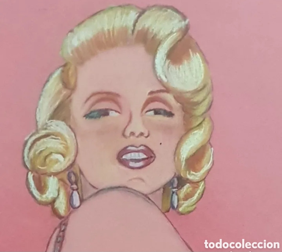 Arte: Cuadro al pastel marylin - Foto 2