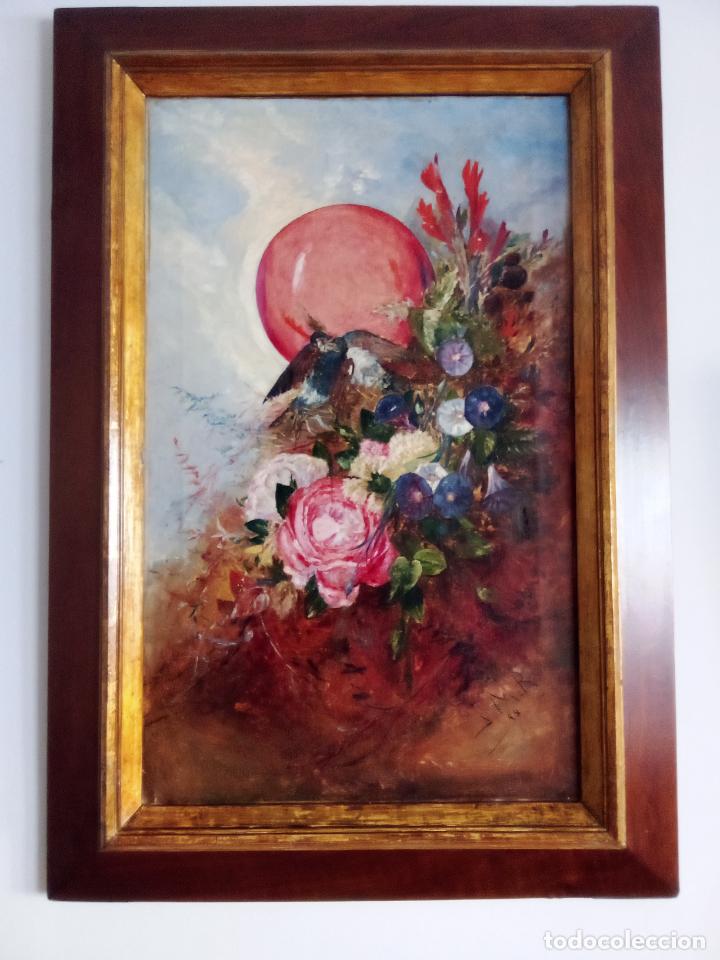 Arte: PAREJA DE ALEGOR&Iacute;AS. S.XIX. - Foto 1