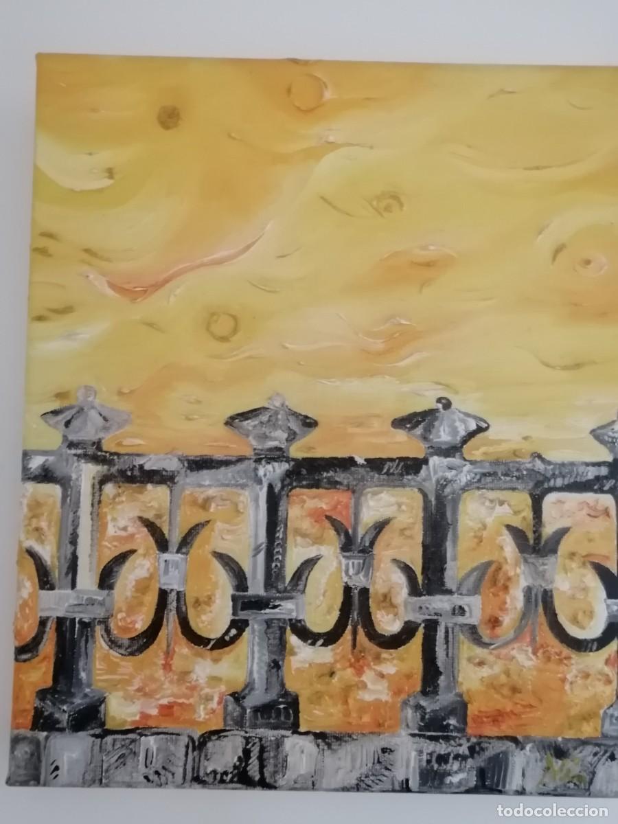 Arte: Pintura al &oacute;leo el balc&oacute;n y el mar - Foto 2