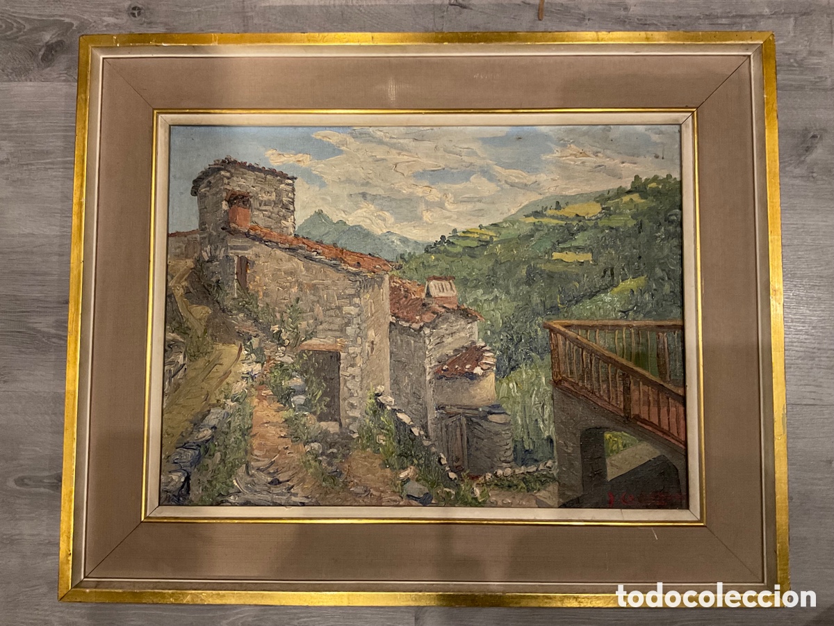Arte: Oleo Josep Colomer Camprod&oacute;n &ldquo;La Roca&rdquo; 1962