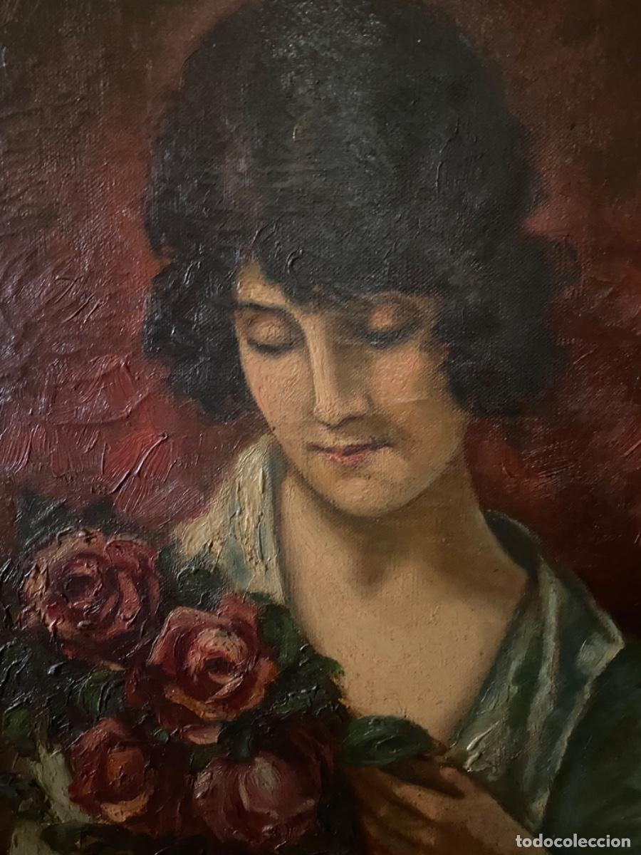 Arte: CUADRO ANTIGUO AL &Oacute;LEO - Foto 2
