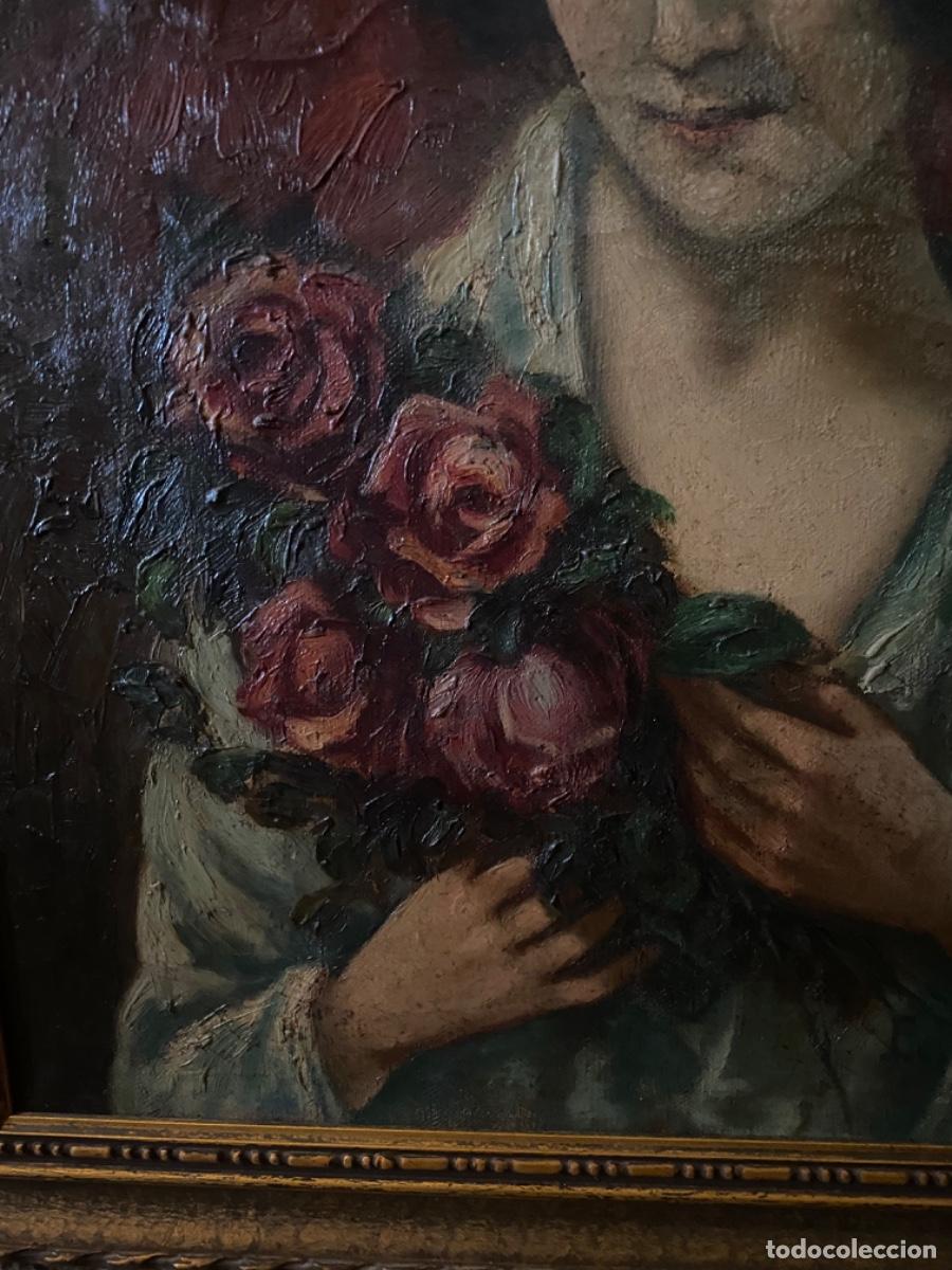 Arte: CUADRO ANTIGUO AL &Oacute;LEO - Foto 3
