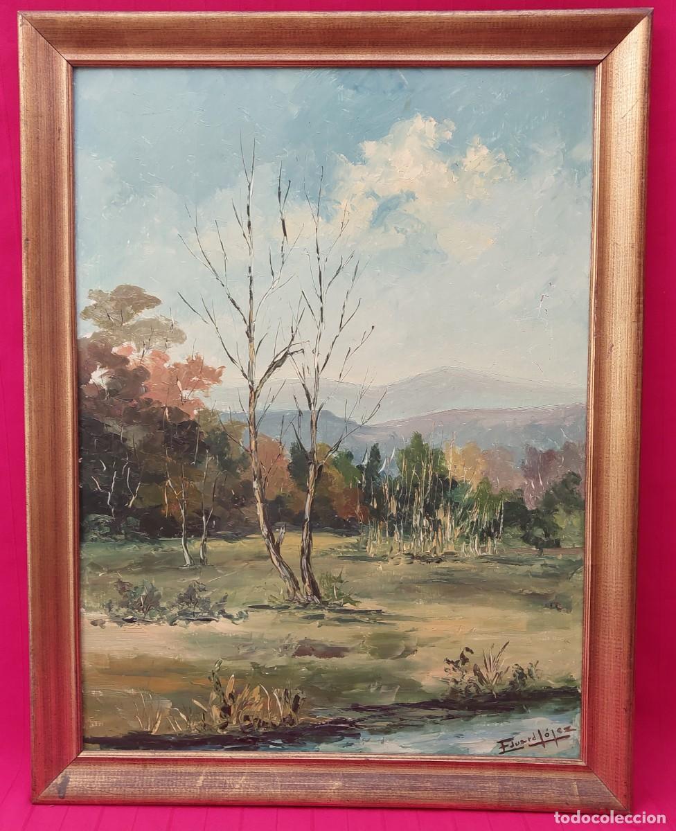Arte: &Oacute;leo sobre tabla Eduardo L&oacute;pez - Foto 2