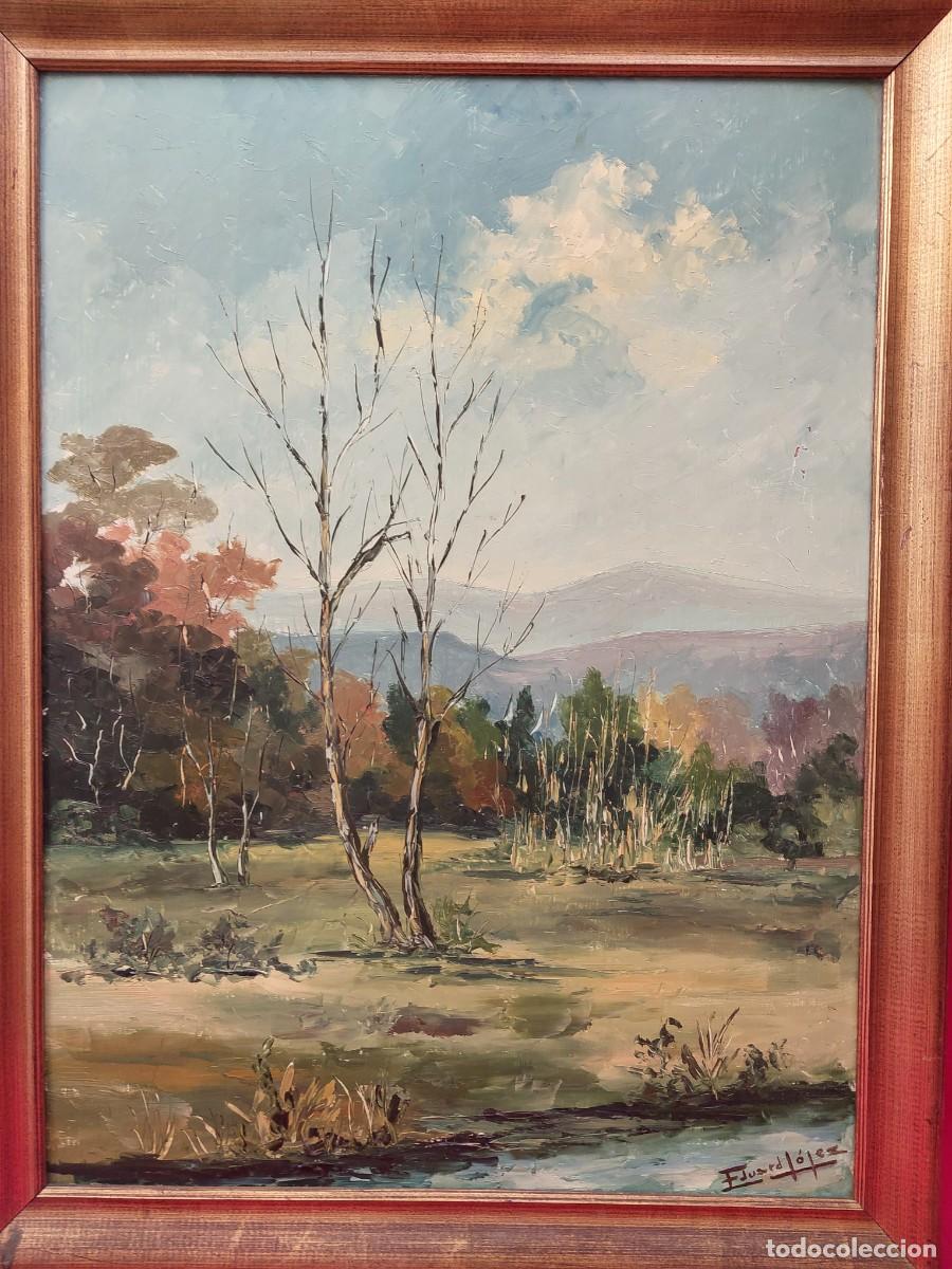 Arte: &Oacute;leo sobre tabla Eduardo L&oacute;pez - Foto 9