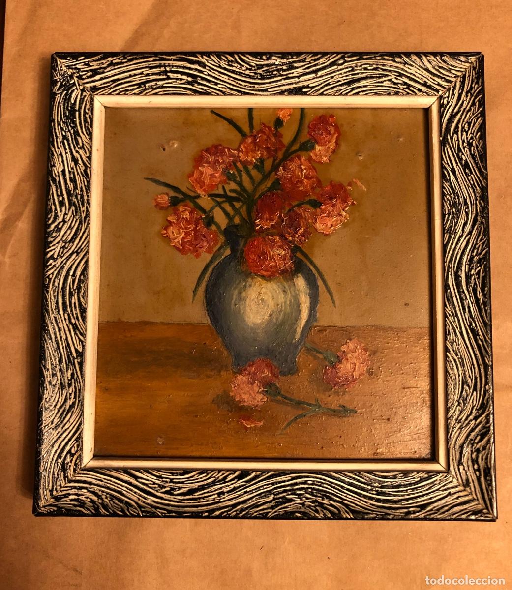Arte: Floreros en oleo sobre lienzo - Foto 2