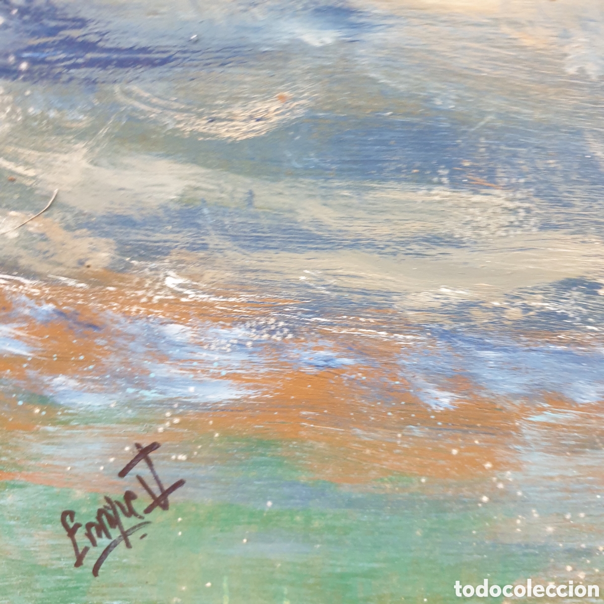 Arte: &Oacute;leo sobre tabla ENRIQUE V - Foto 4