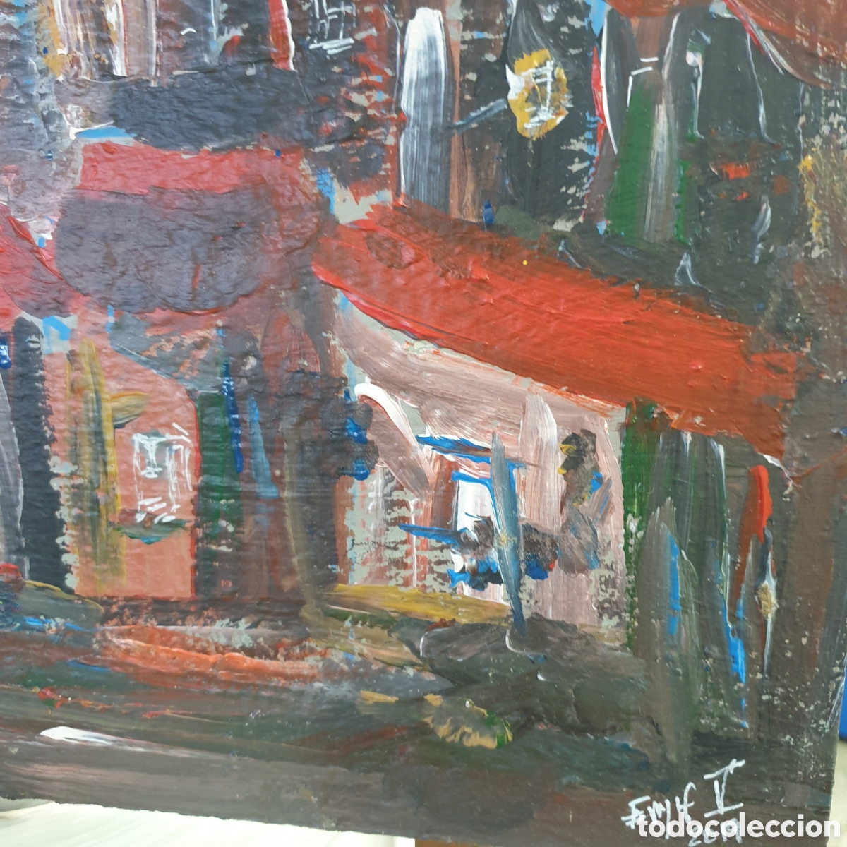 Arte: &Oacute;leo sobre tabla ENRIQUE V - Foto 3