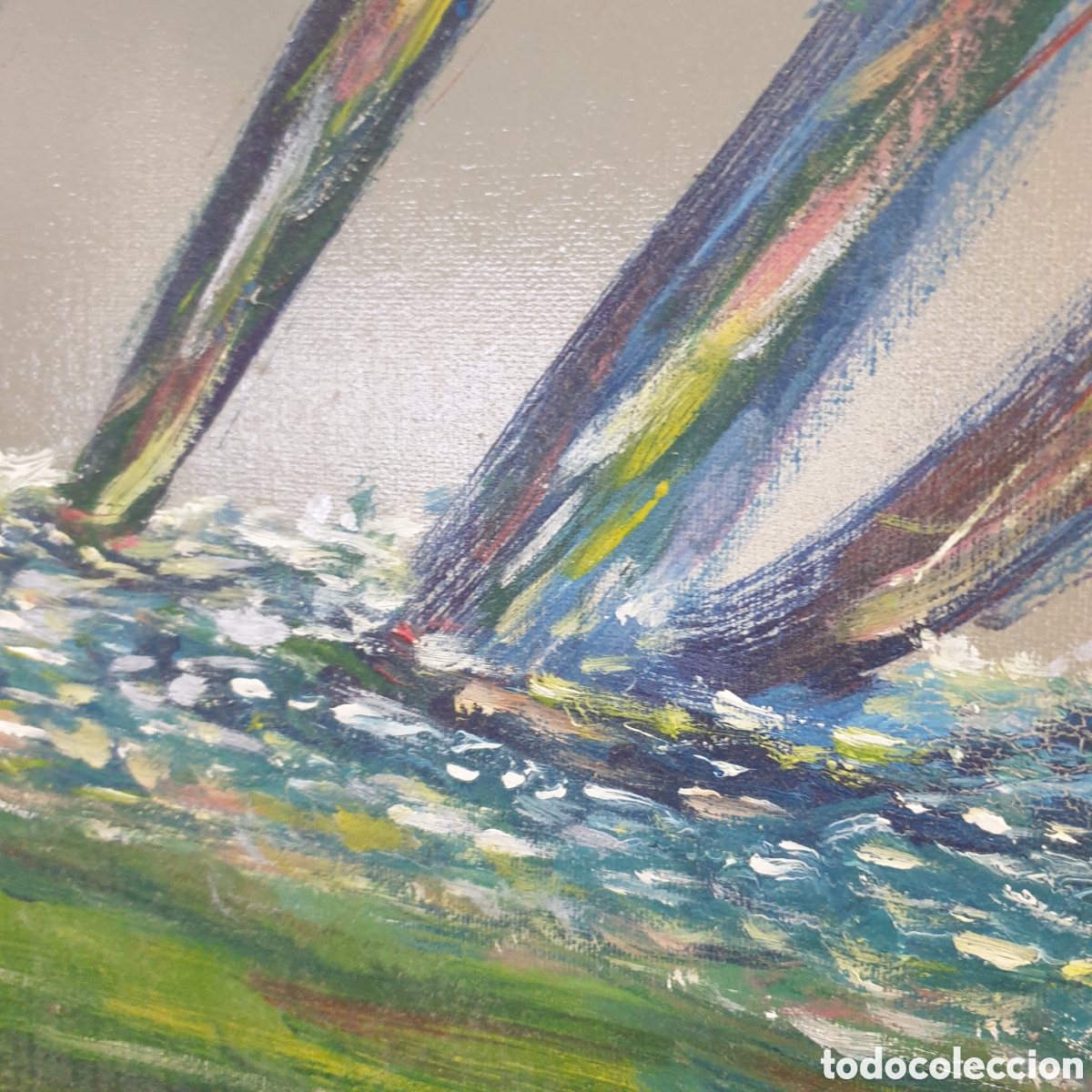 Arte: &Oacute;leo sobre tabla ENRIQUE V - Foto 3
