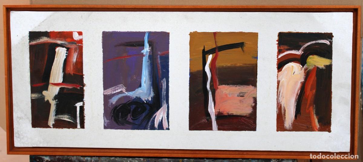 Arte: ACRILICO SOBRE LIENZO (SIN FIRMAR) COMPOSICIONES ABSTRACTAS - Foto 1
