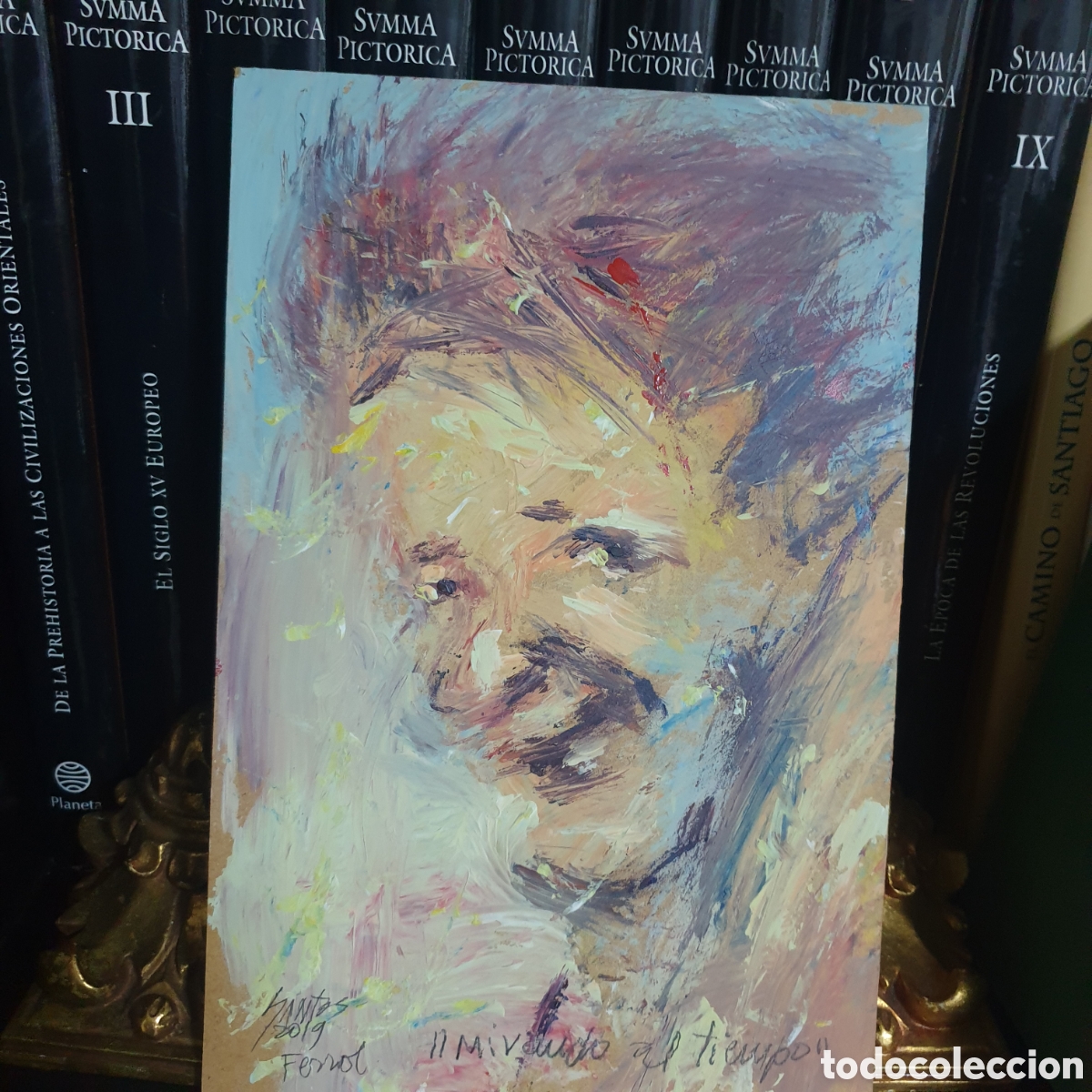 Arte: &Oacute;leo sobre tabla CARLOS SANTOS - Foto 1