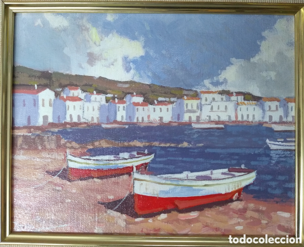 Arte: JAVIER TORREGASSA 1954, &oacute;leo sobre tela, MARINA