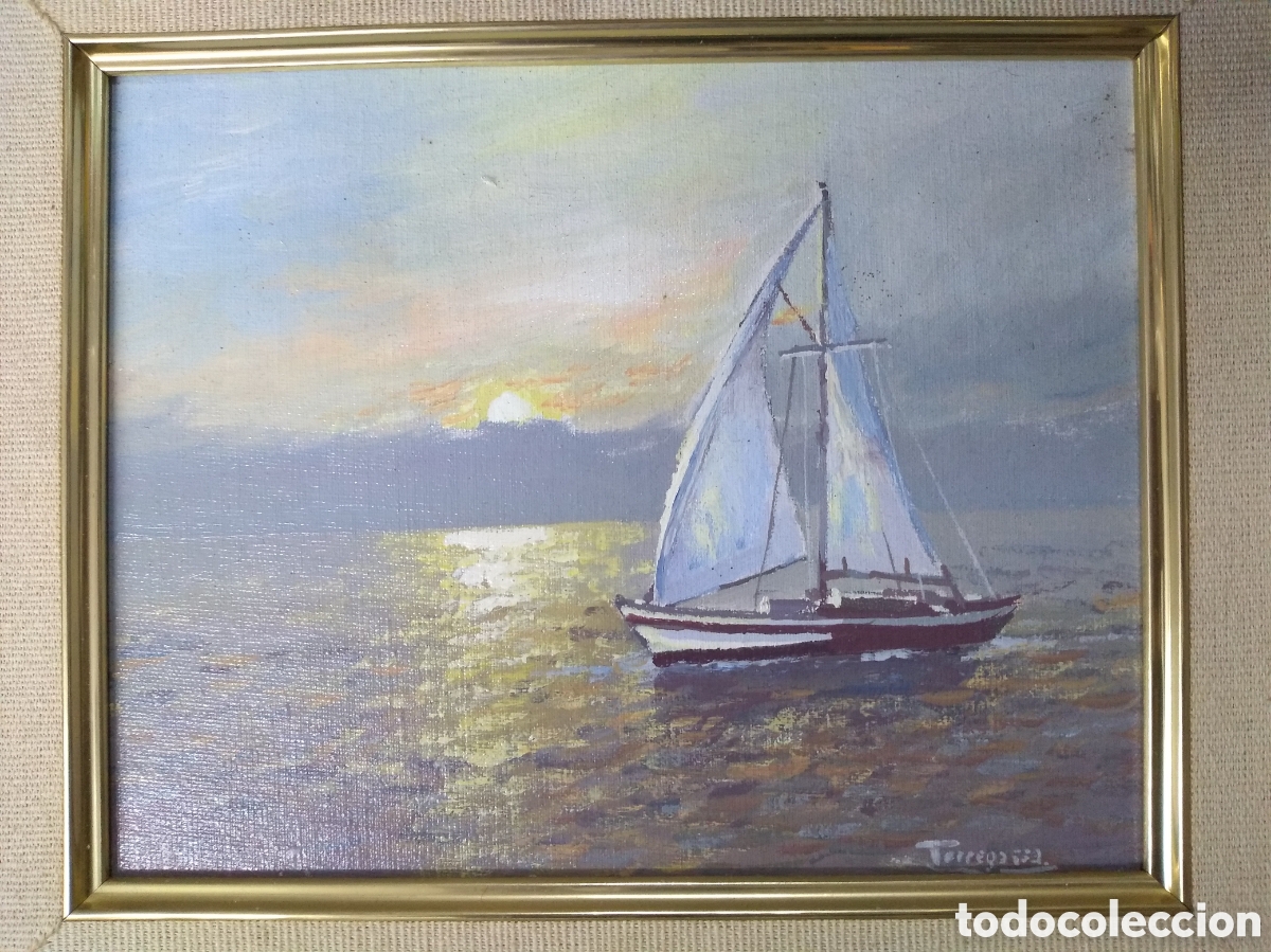Arte: JAVIER TORREGASSA 1954, &oacute;leo sobre tela, Marina