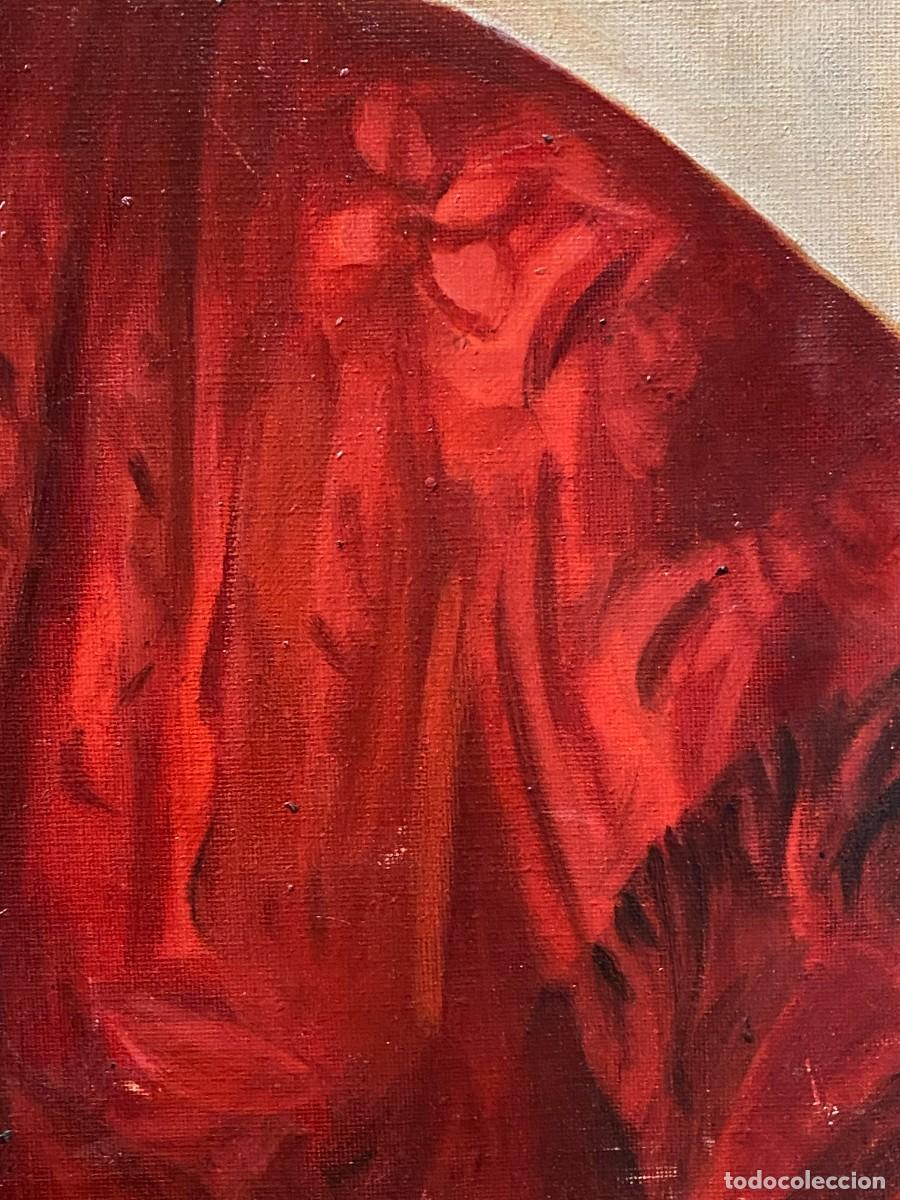 Arte: dama con manton en rojo - Foto 6