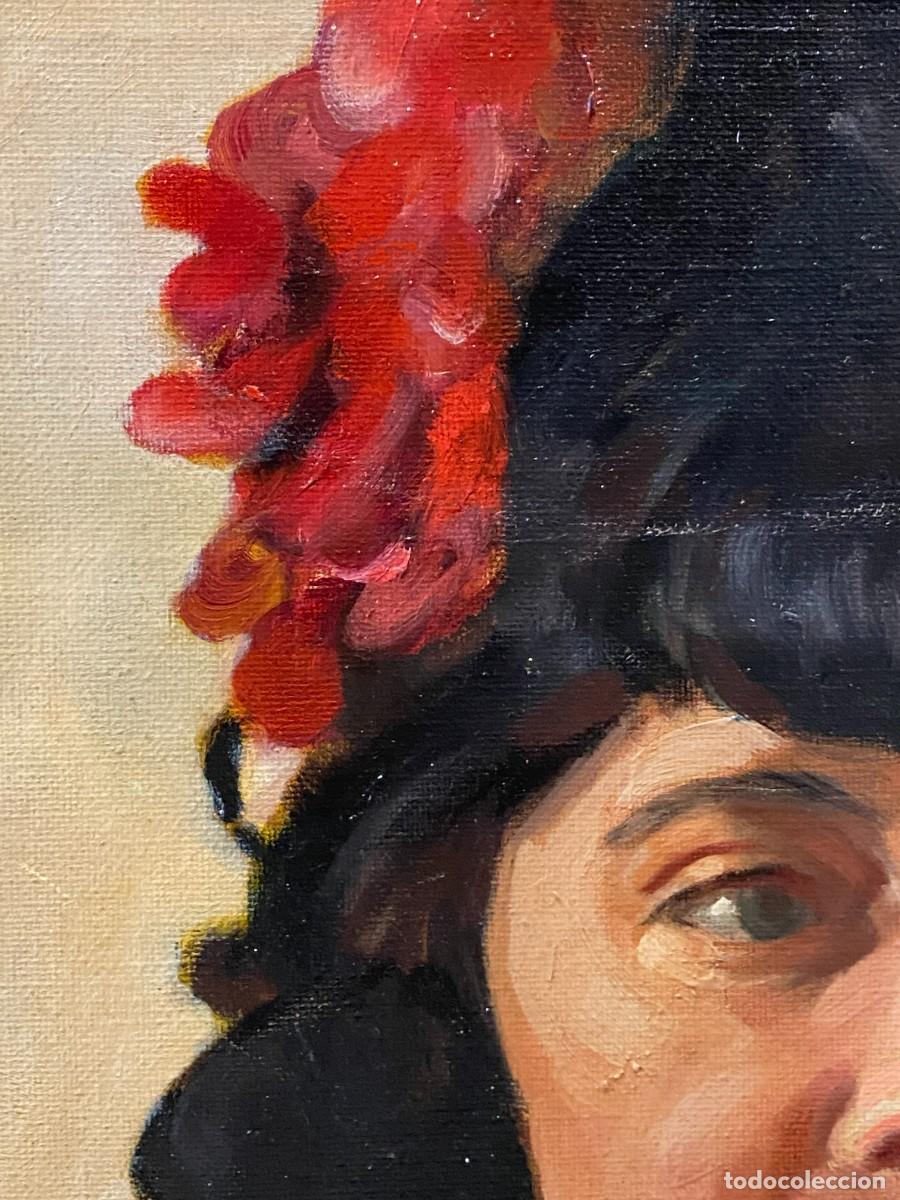 Arte: dama con manton en rojo - Foto 9