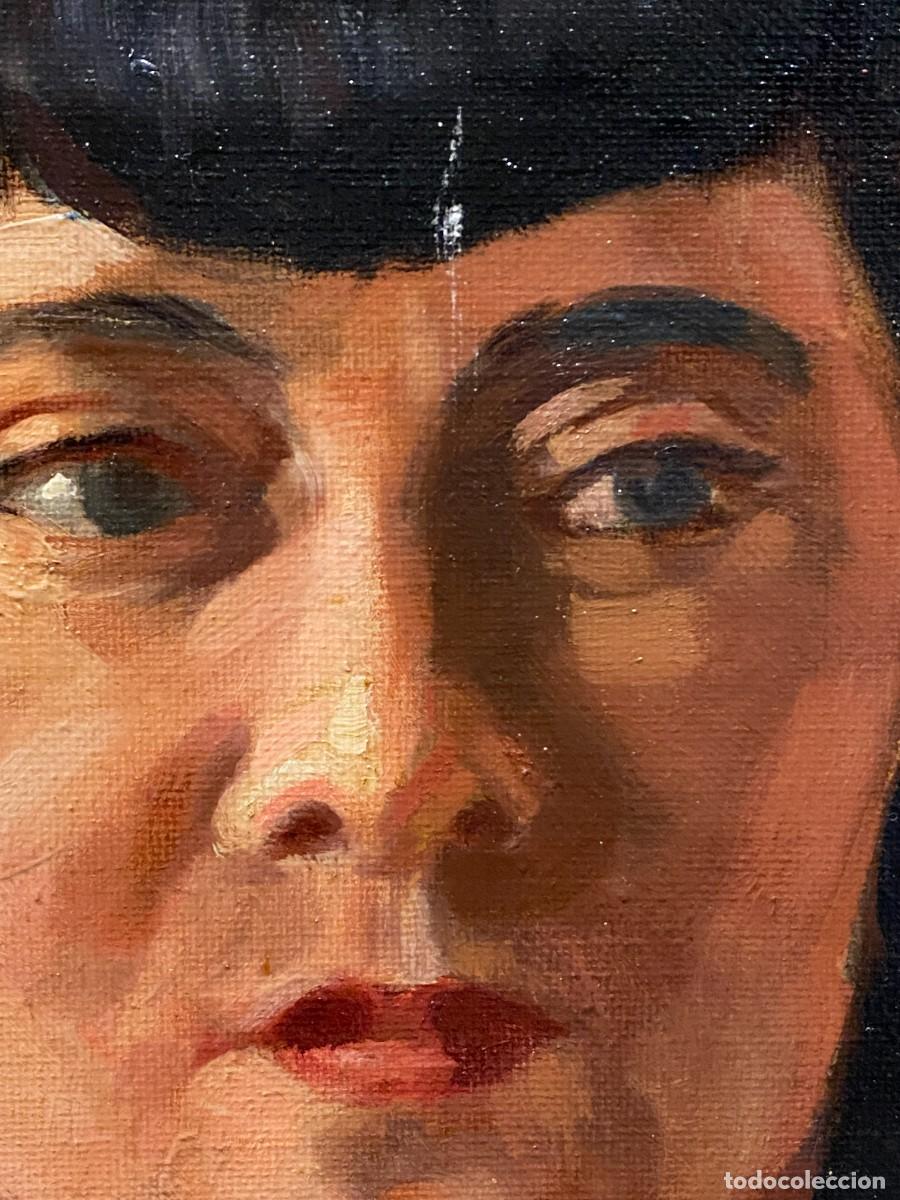 Arte: dama con manton en rojo - Foto 13