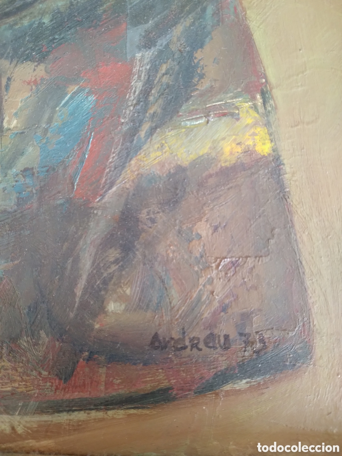 Arte: Oleo firmado Andreu - Foto 4