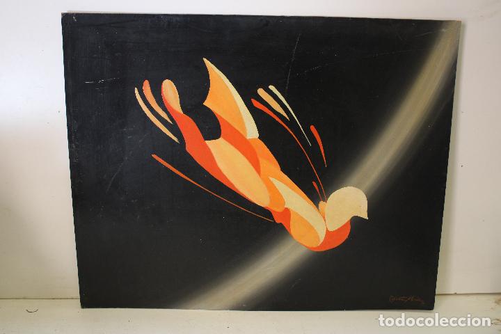 Art: paloma original firmado santamaria 74