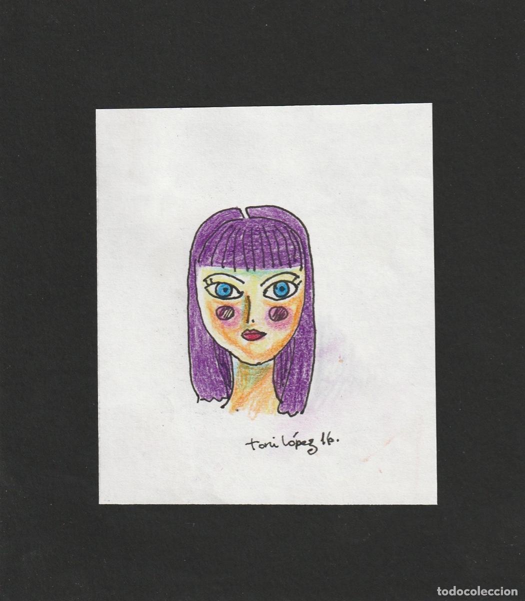 Arte: &rdquo;CARA DE MUJER&rdquo; DIBUJO - Foto 1