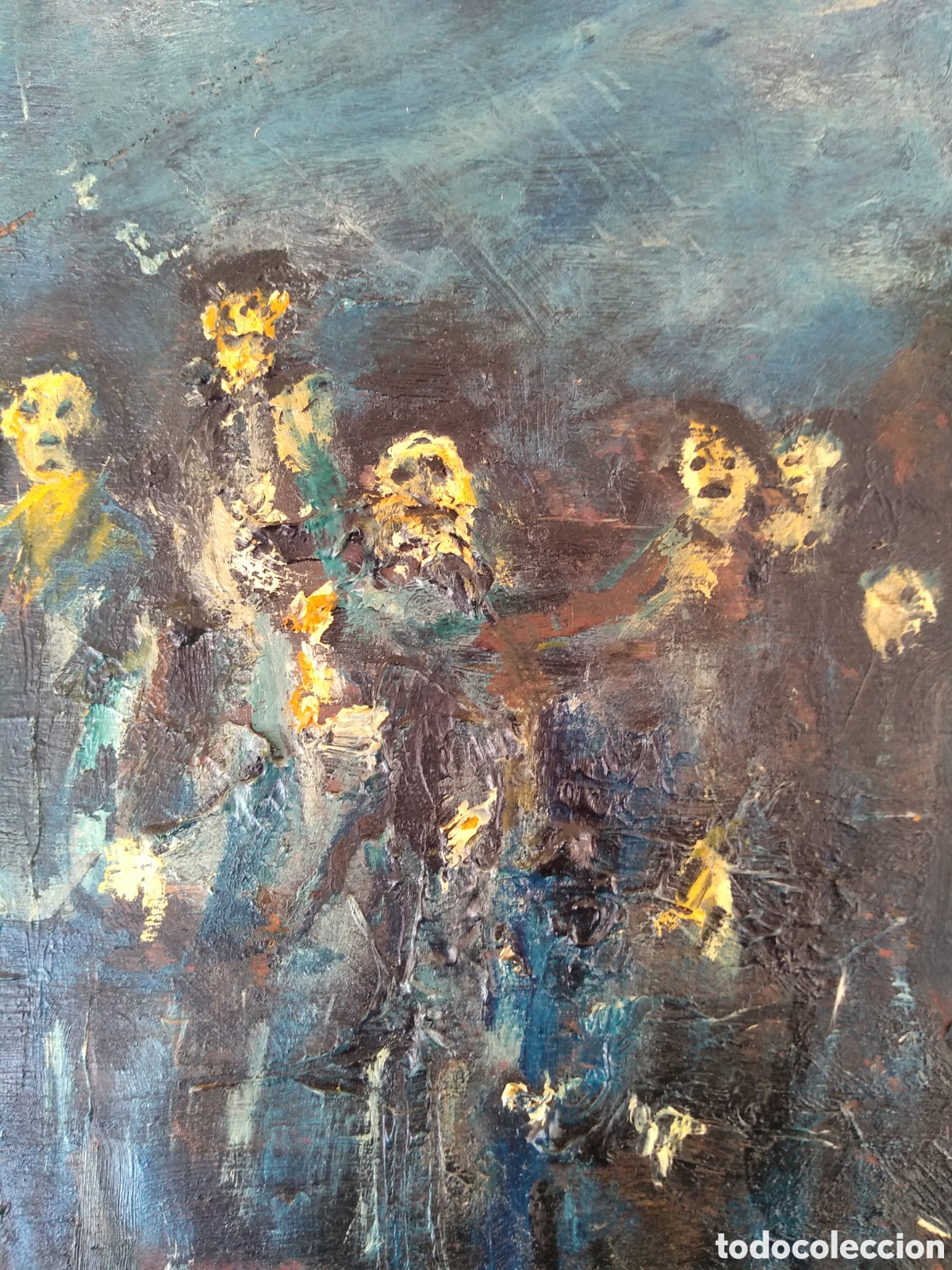 Kunst: &Oacute;leo sobre tabla, sin firmar
