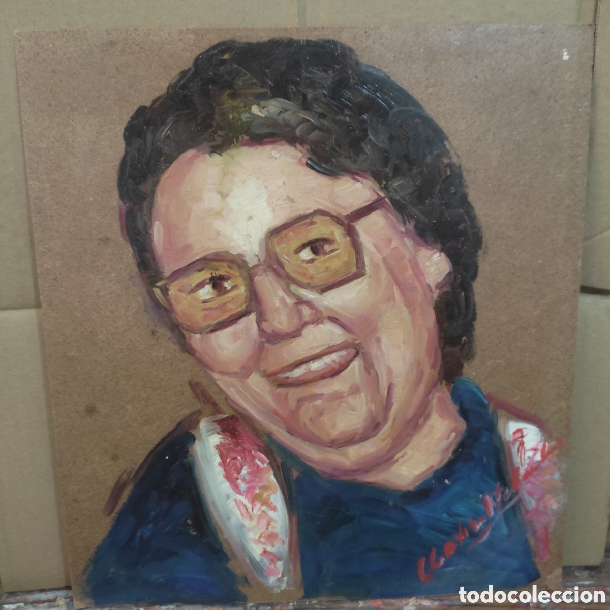 Arte: El retrato de la t&iacute;a Pepa ( original )