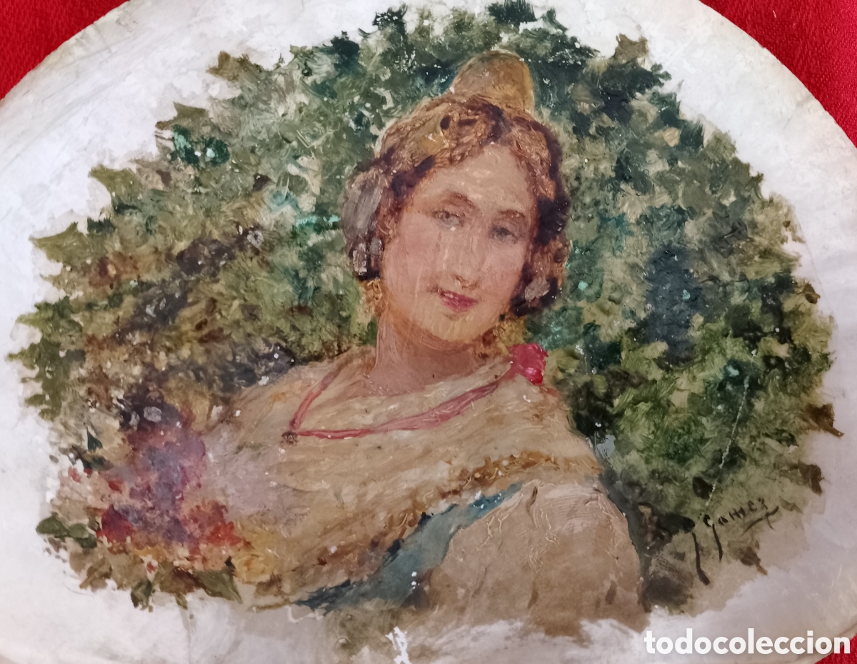 Arte: Venera Madreperla Pintada Oleo. - Foto 9