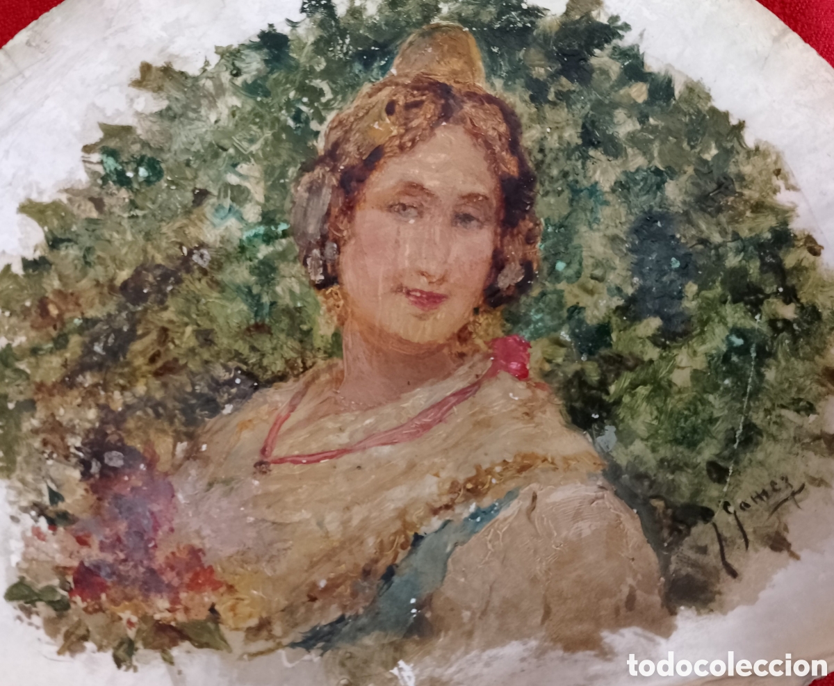 Arte: Venera Madreperla Pintada Oleo. - Foto 13