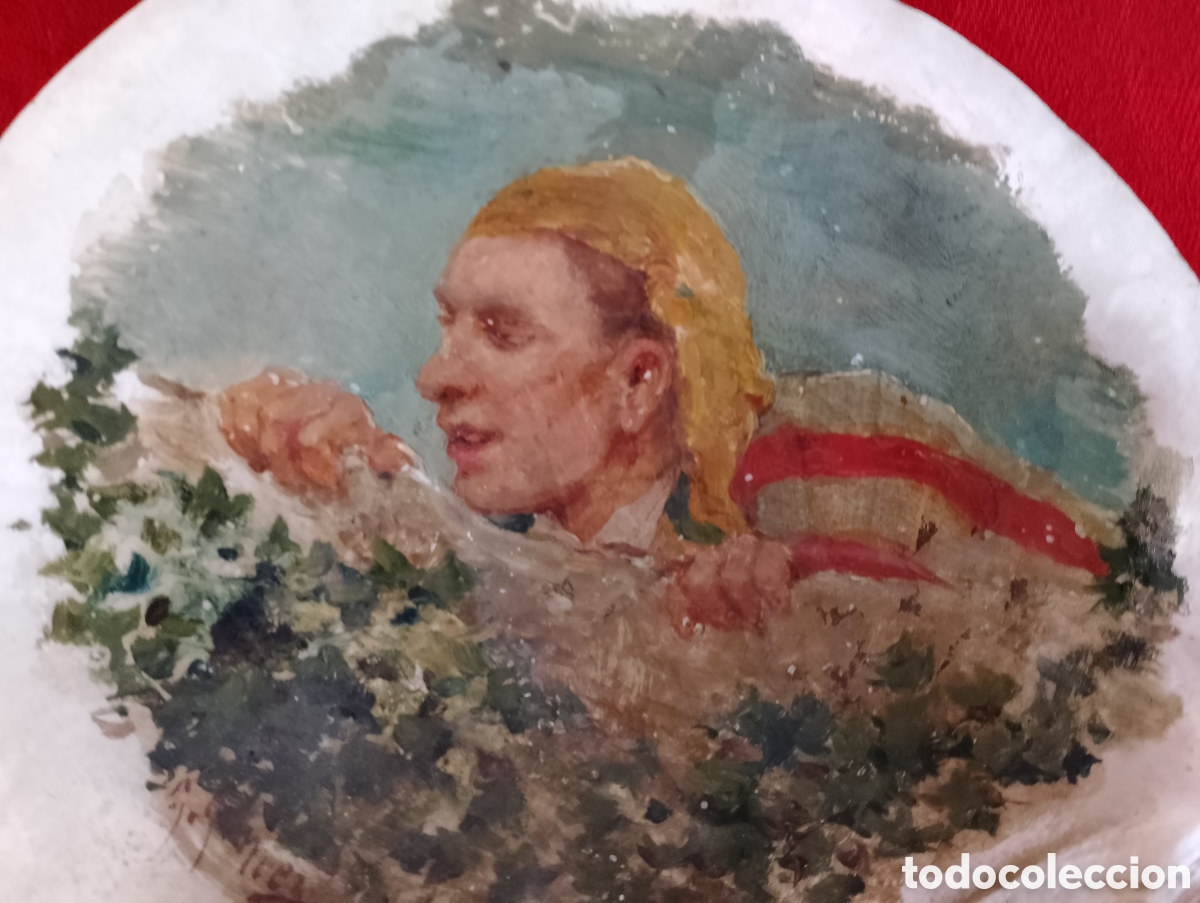 Arte: Venera Madreperla Pintada Oleo. - Foto 14