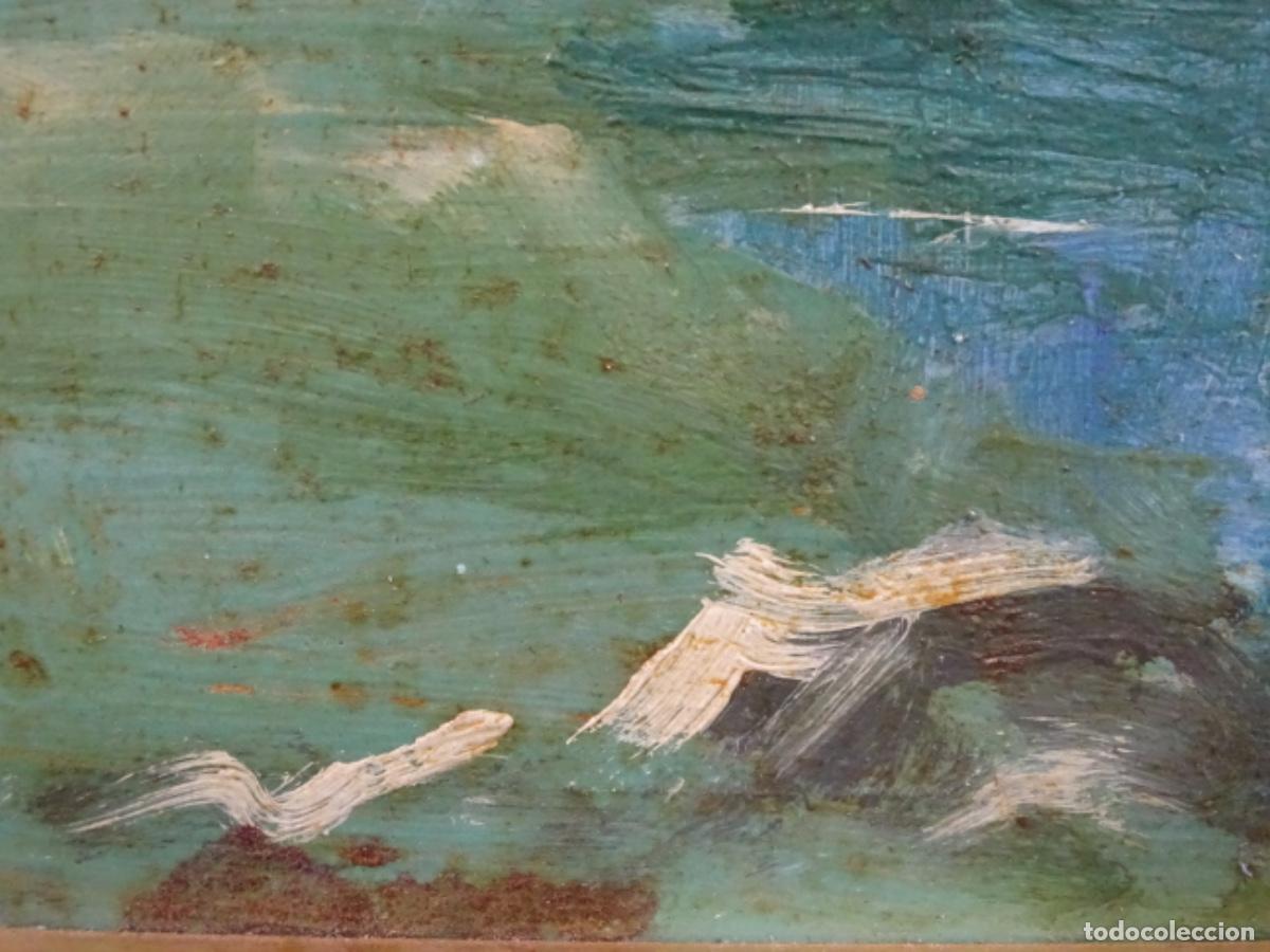 Arte: &Oacute;LEO SOBRE TABLEX ANONIMO. ESCUELA OLOTINA. - Foto 13