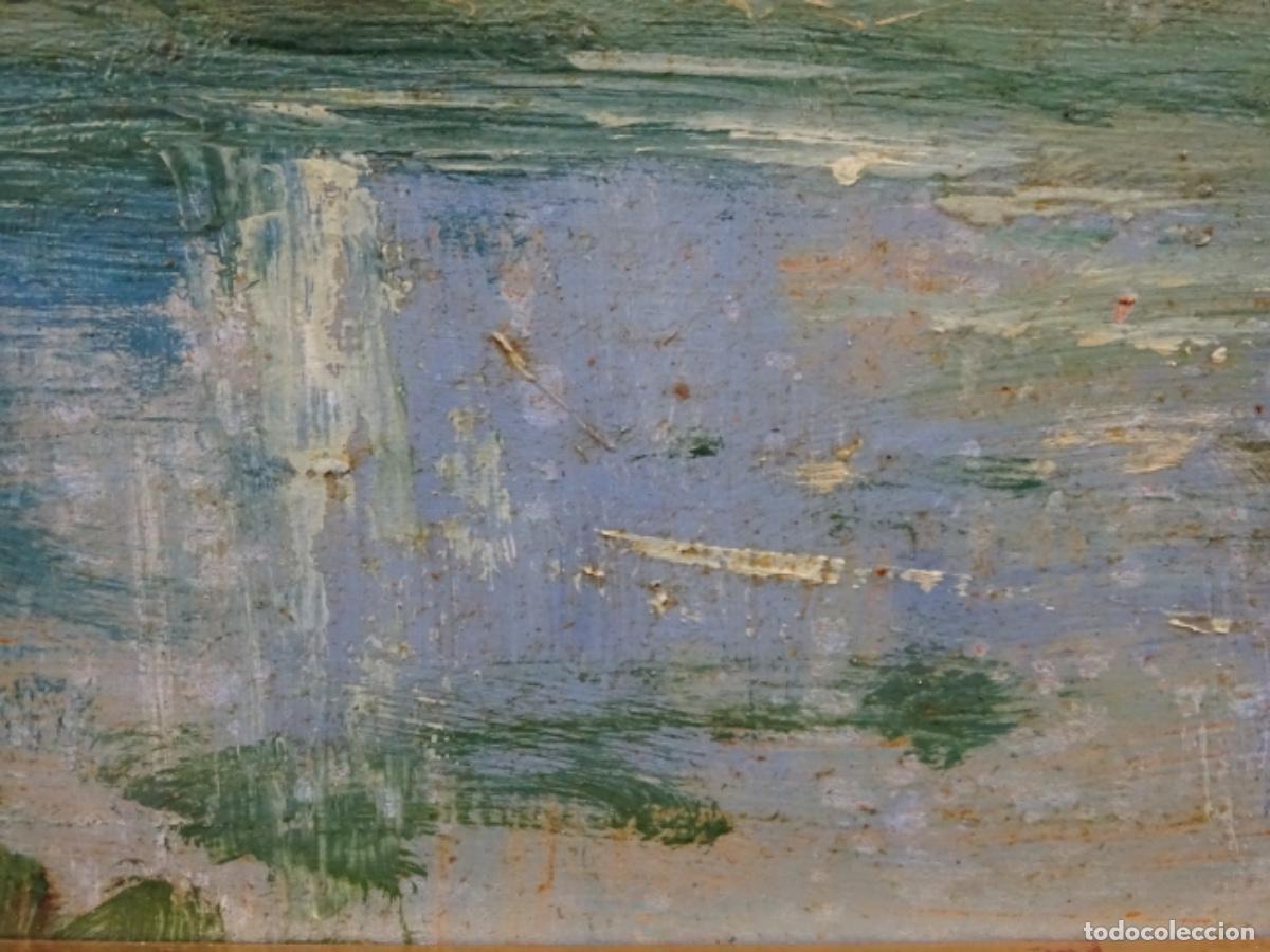 Arte: &Oacute;LEO SOBRE TABLEX ANONIMO. ESCUELA OLOTINA. - Foto 14