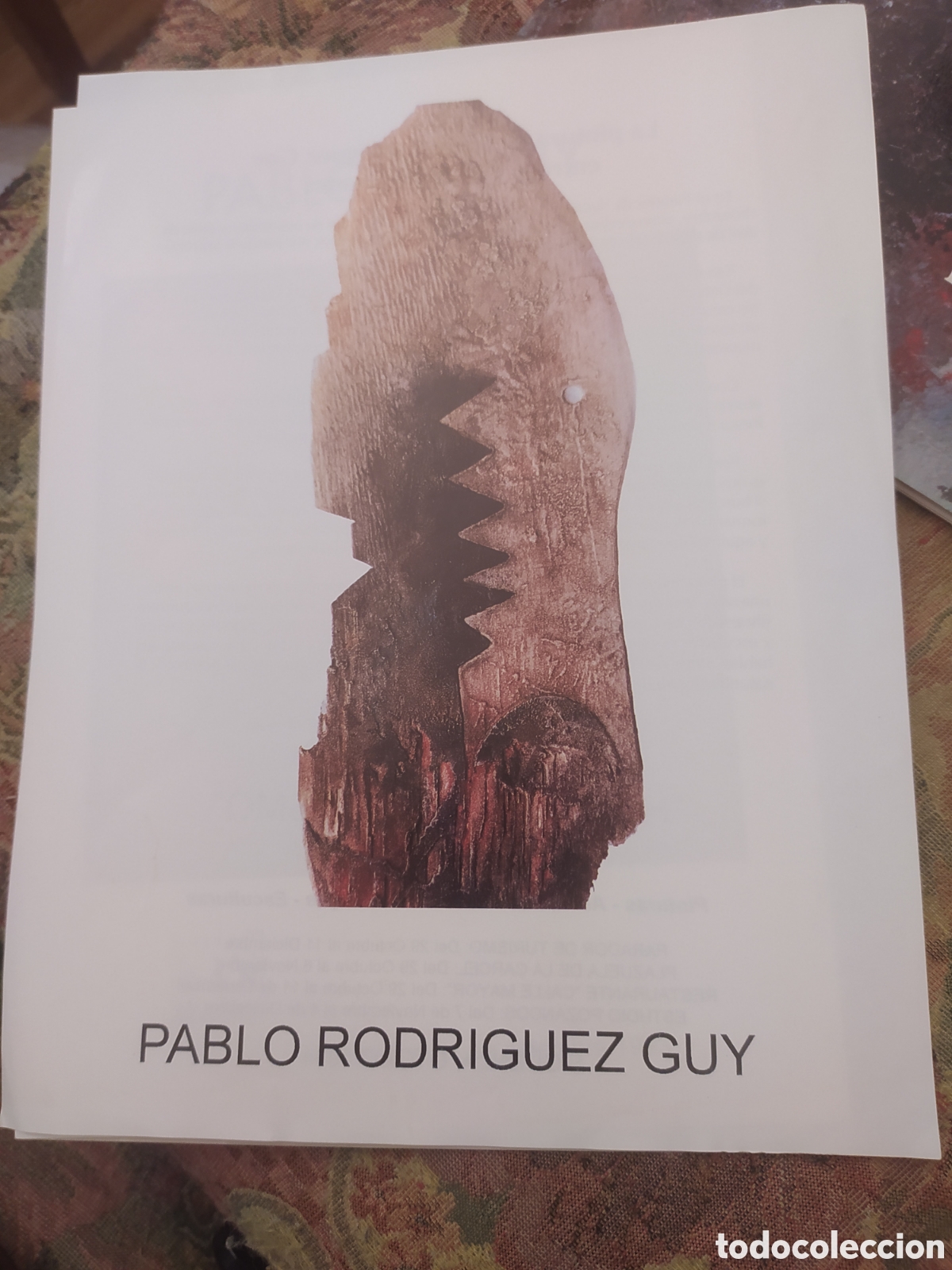 Arte: RODR&Iacute;GUEZ GUY LIBRO FOLLETO Y PAPELES - Foto 4