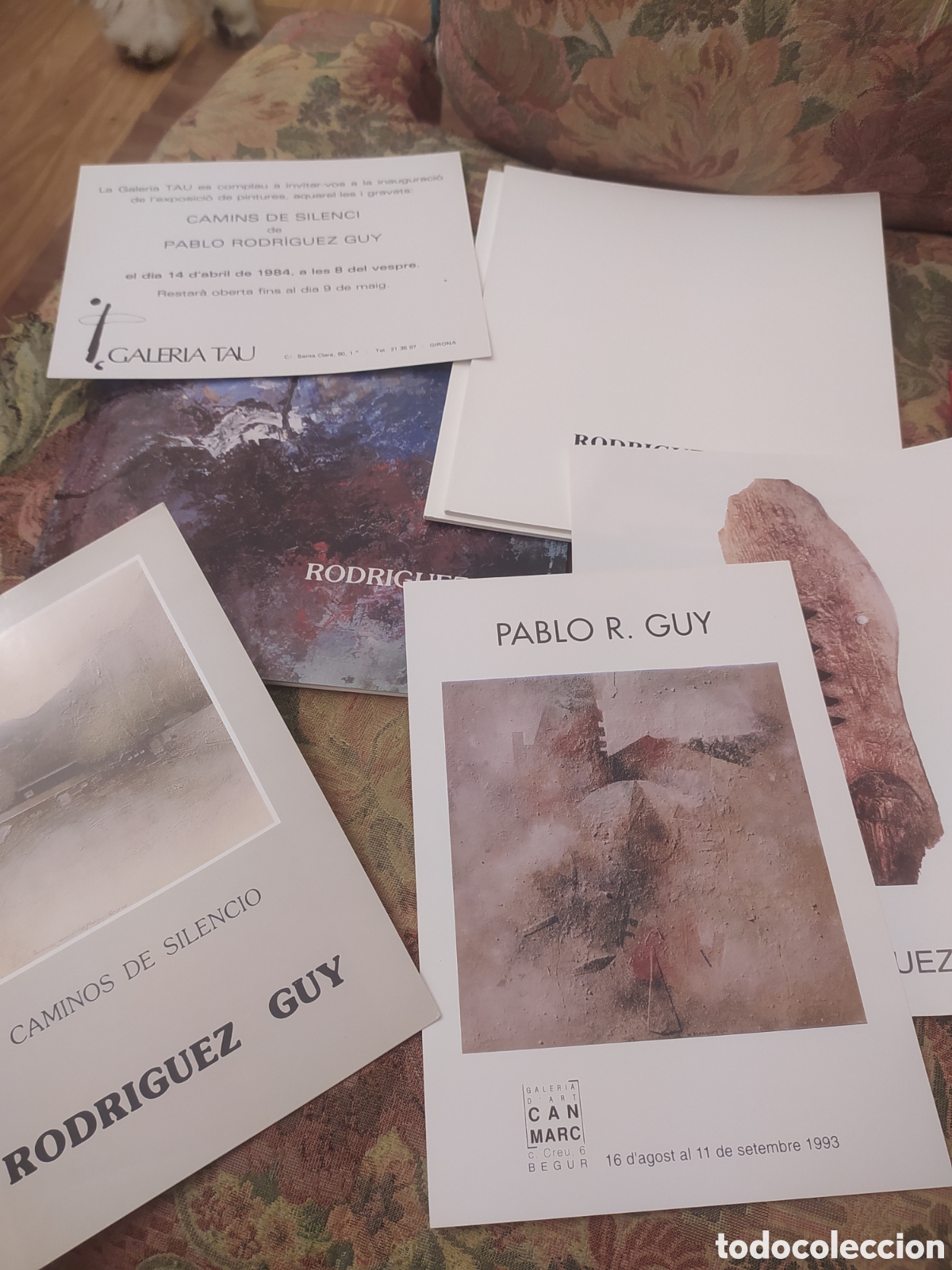 Arte: RODR&Iacute;GUEZ GUY LIBRO FOLLETO Y PAPELES - Foto 1