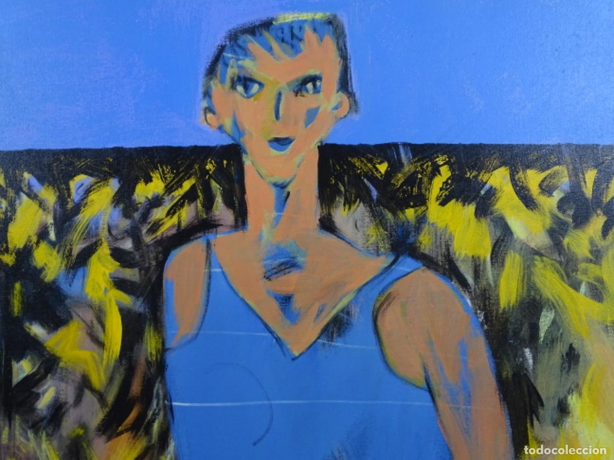 Arte: &Oacute;LEO SOBRE TELA DEL ARTISTA CODONY(SERNYA). - Foto 3