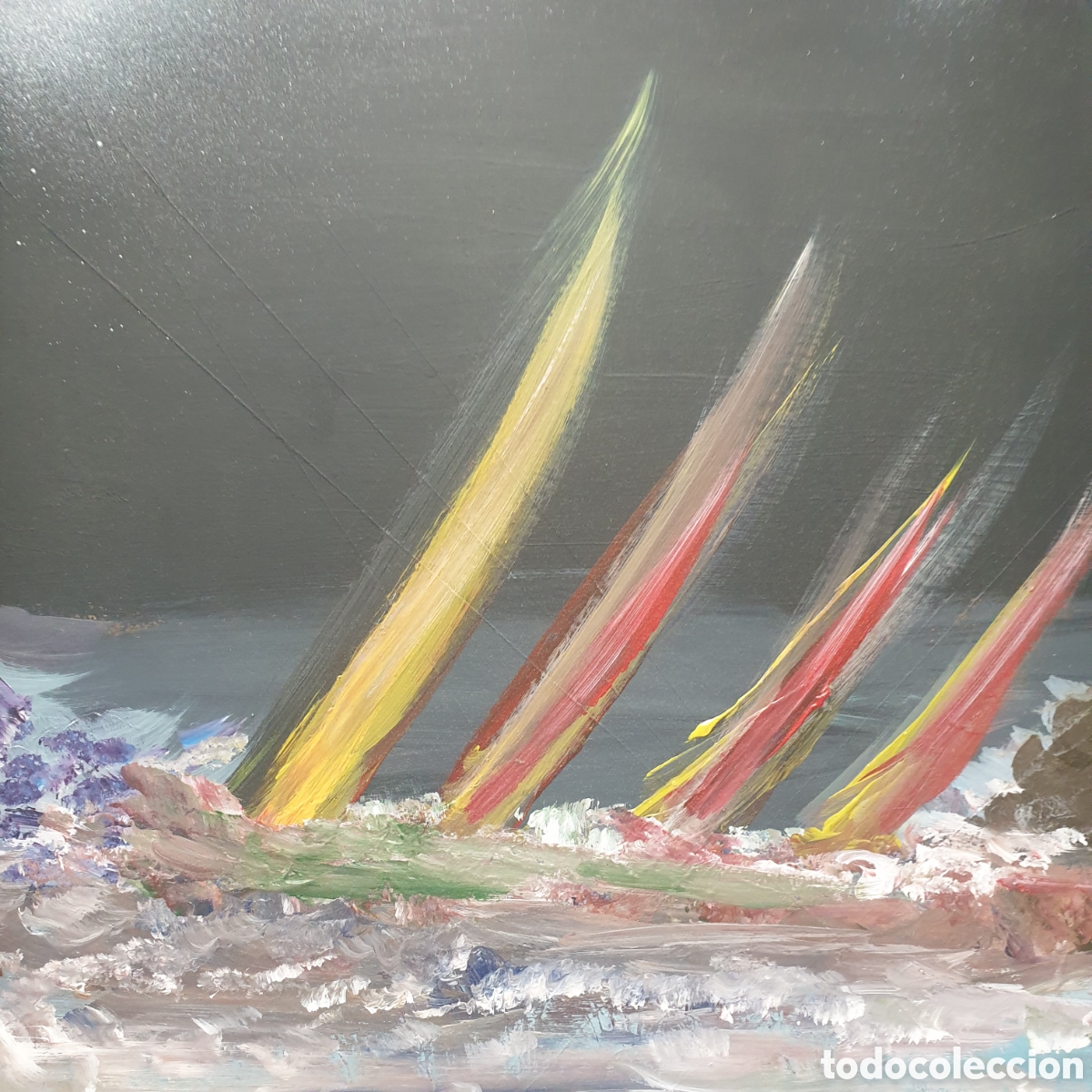 Arte: &Oacute;leo sobre tabla ENRIQUE V - Foto 2