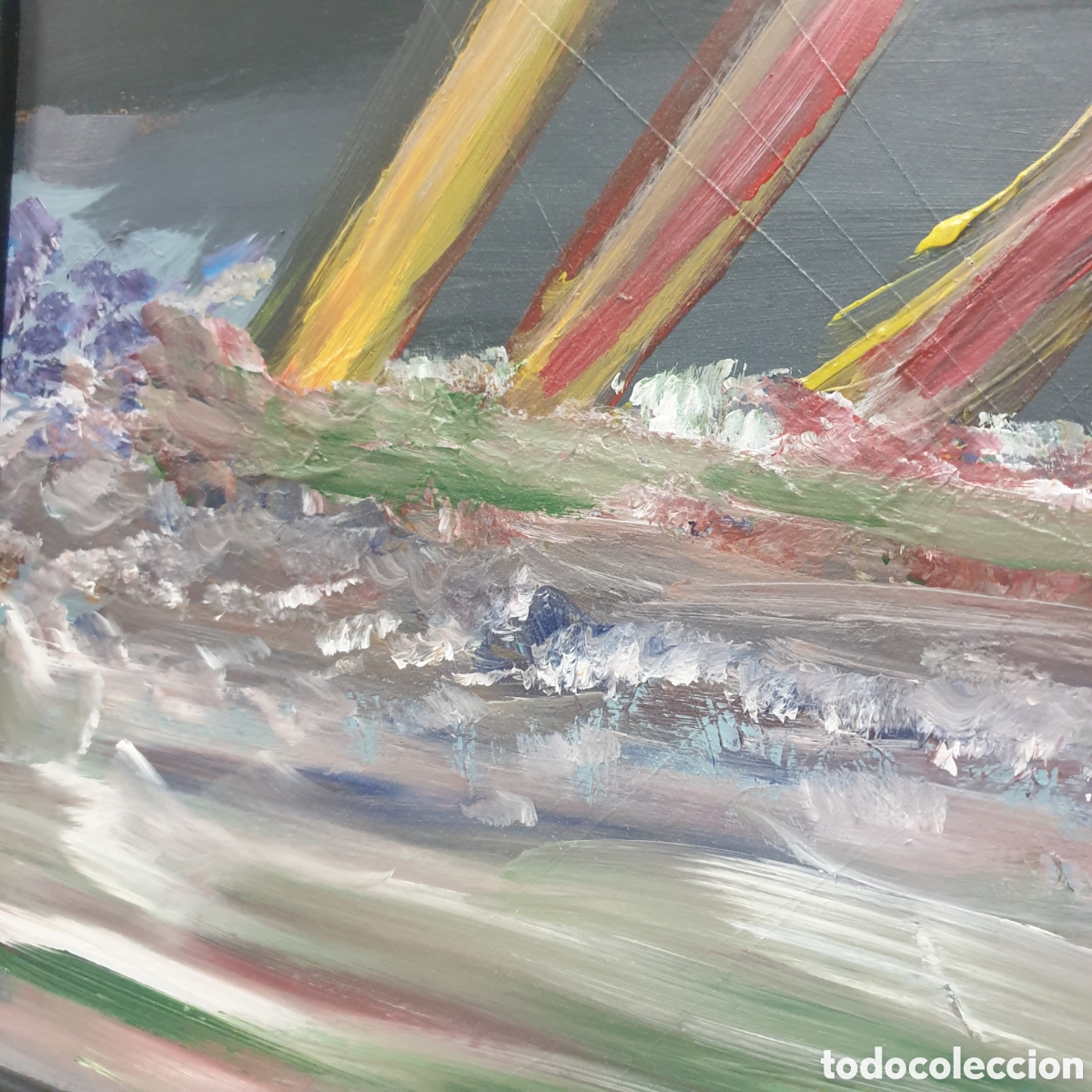 Arte: &Oacute;leo sobre tabla ENRIQUE V - Foto 5