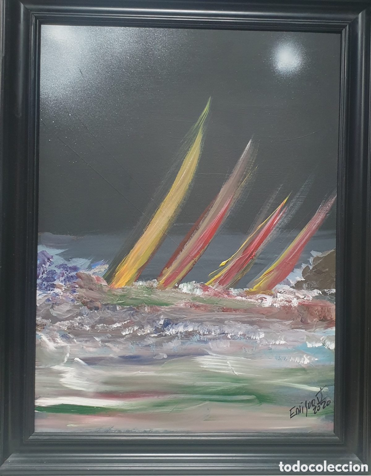 Arte: &Oacute;leo sobre tabla ENRIQUE V - Foto 1