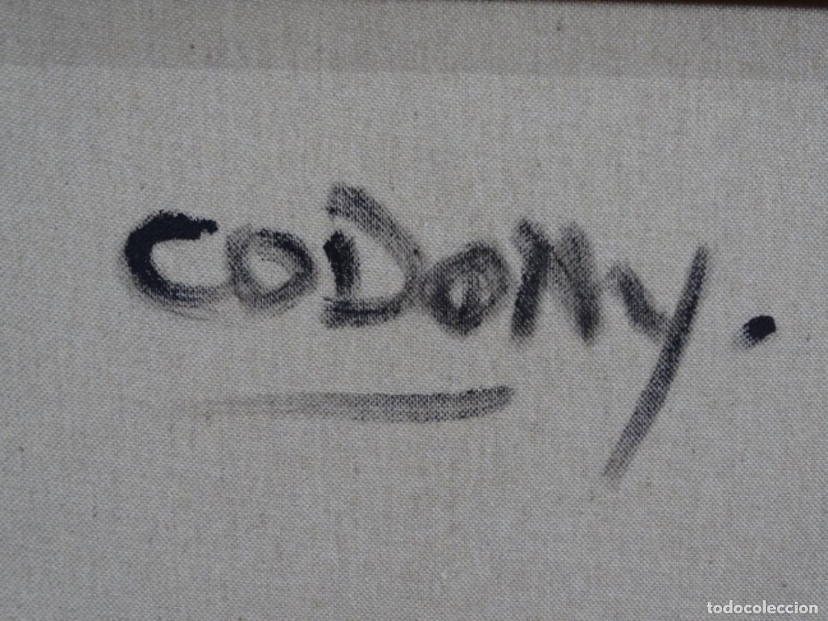 Arte: &Oacute;LEO SOBRE TELA DEL ARTISTA CODONY(SERNYA). - Foto 11