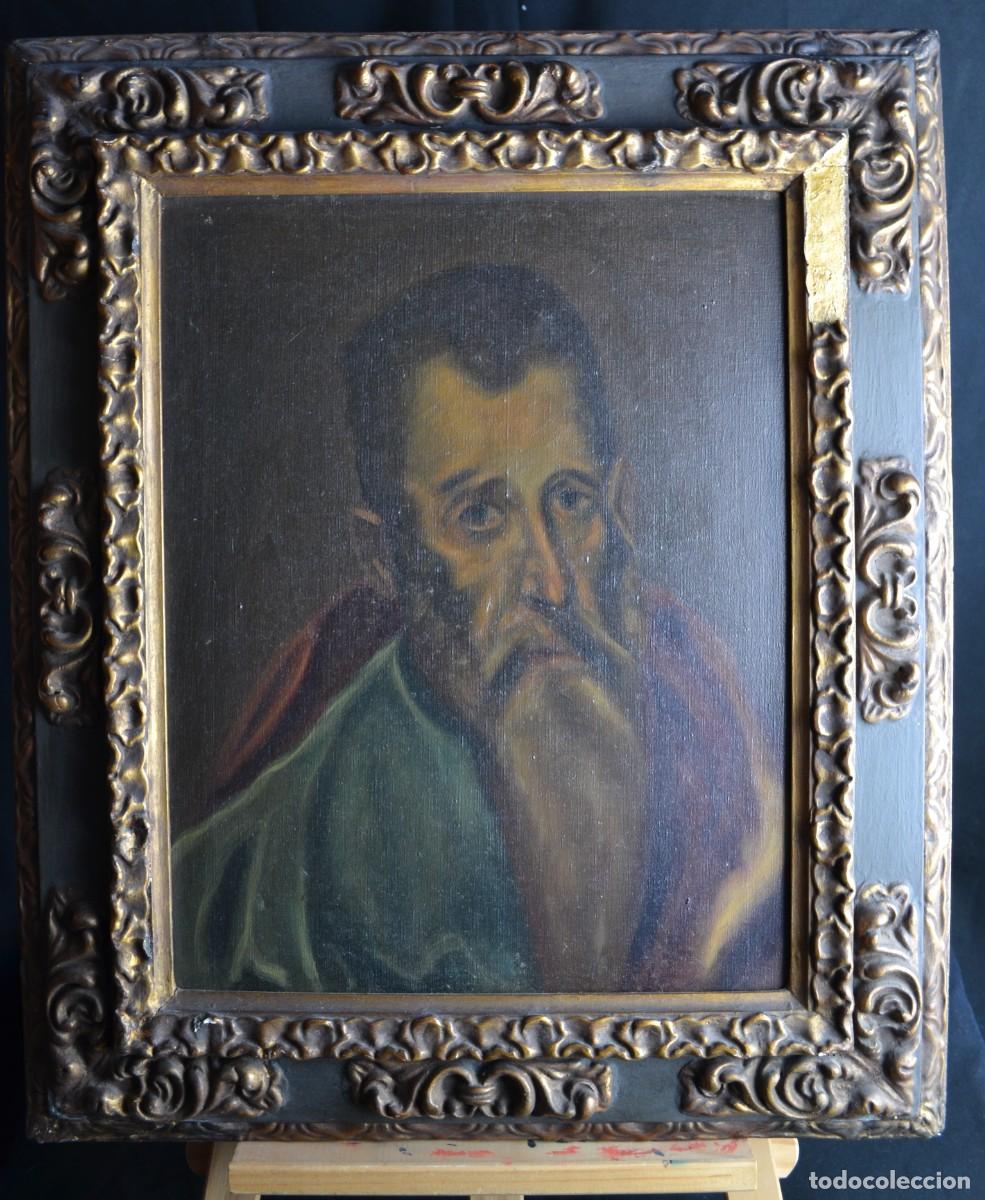Arte: COPIA DE EL GRECO. OLEO SOBRE LIENZO - Foto 3