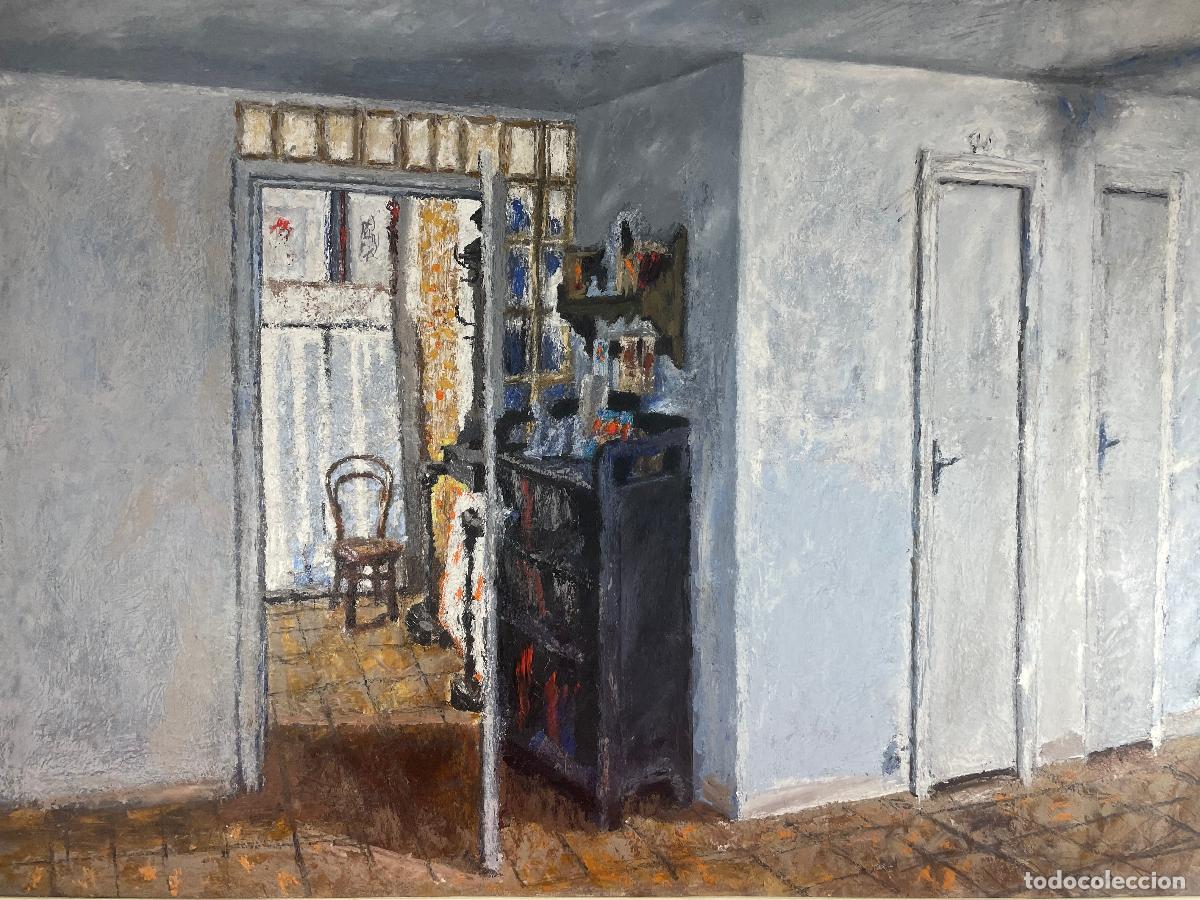 Arte: JOSEP ROCA-SASTRE. INTERIOR. OLEO SOBRE LIENZO. ESPA&Ntilde;A. 1973
