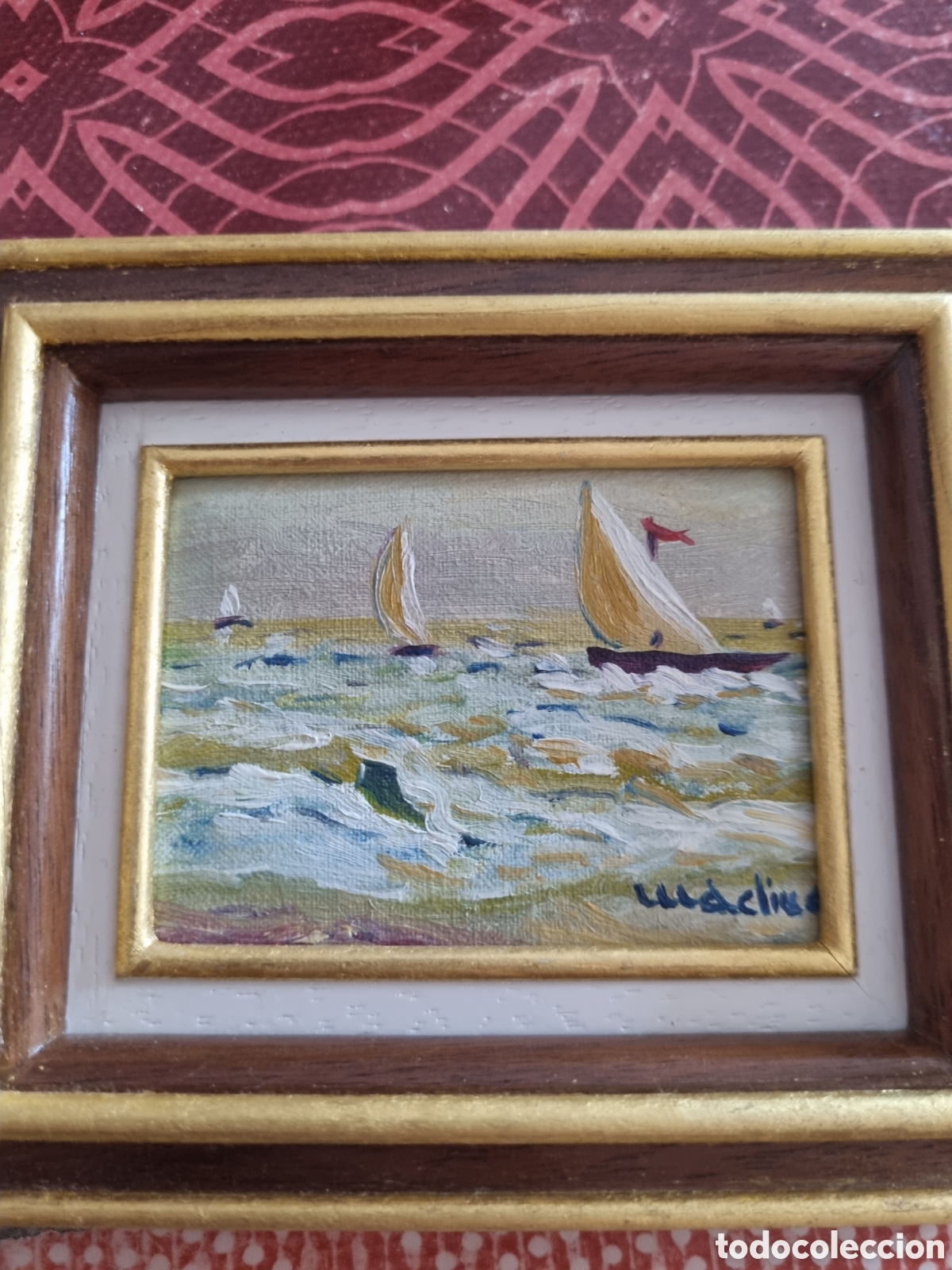 Arte: MINIATURA SOBRE LIENZO - Foto 4