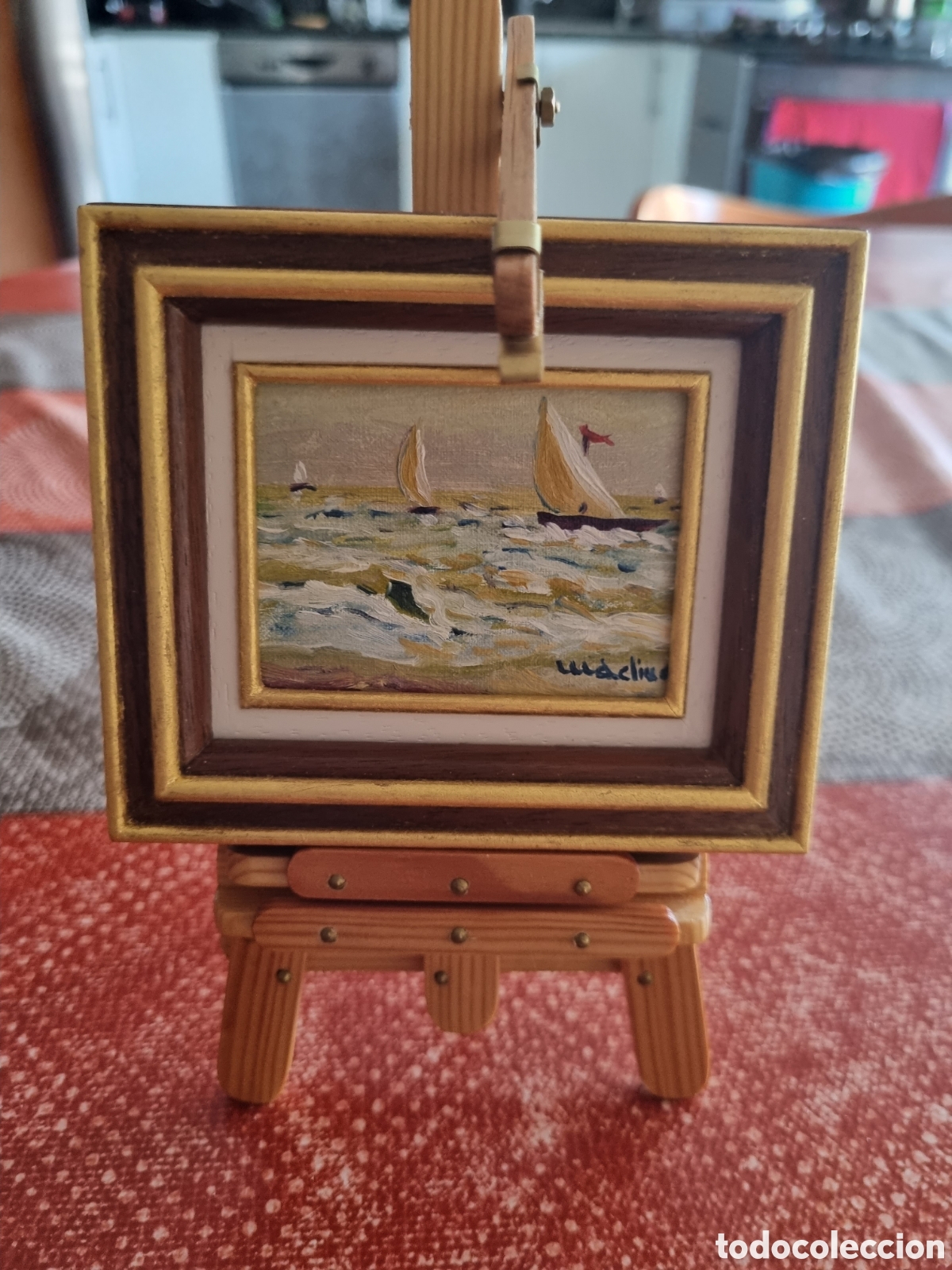 Arte: MINIATURA SOBRE LIENZO - Foto 1