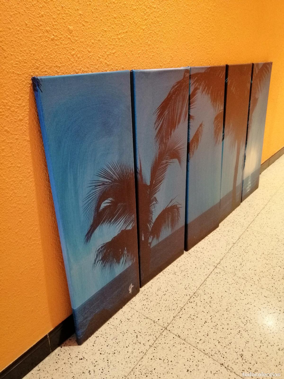 Arte: 5 Lienzos muy bien conservados - Foto 4