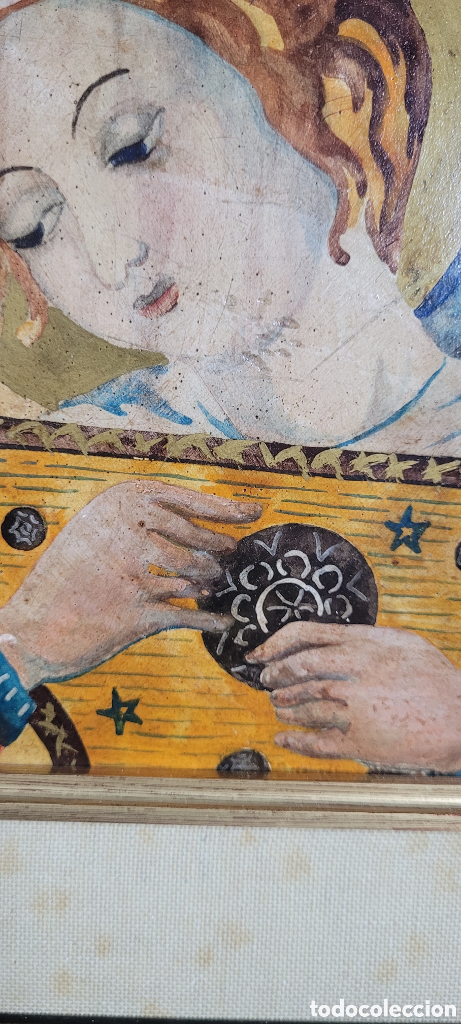 Arte: Icono sobre madera Anonimo - Foto 3