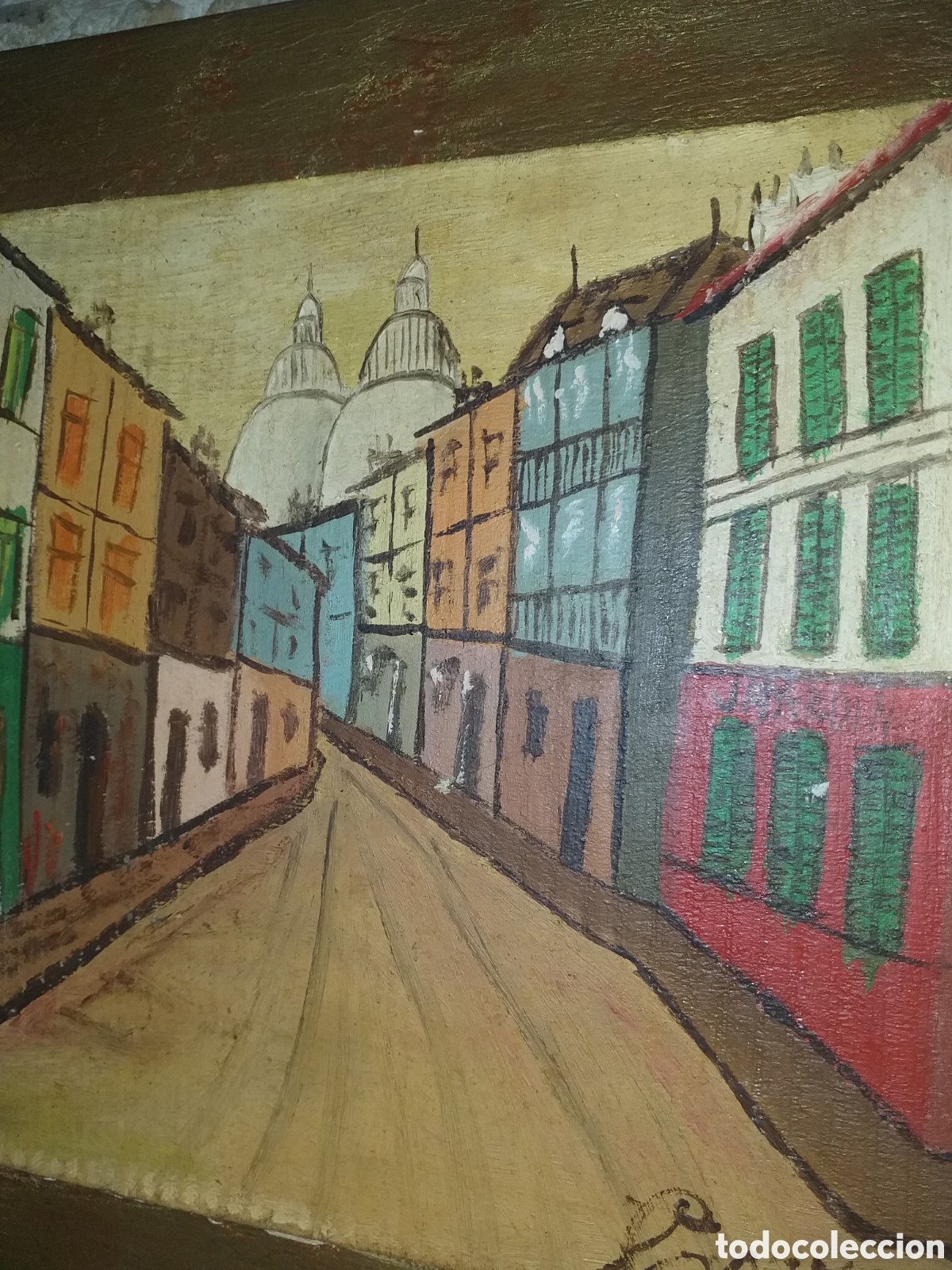 Arte: Pintura en tabla antigua - Foto 5
