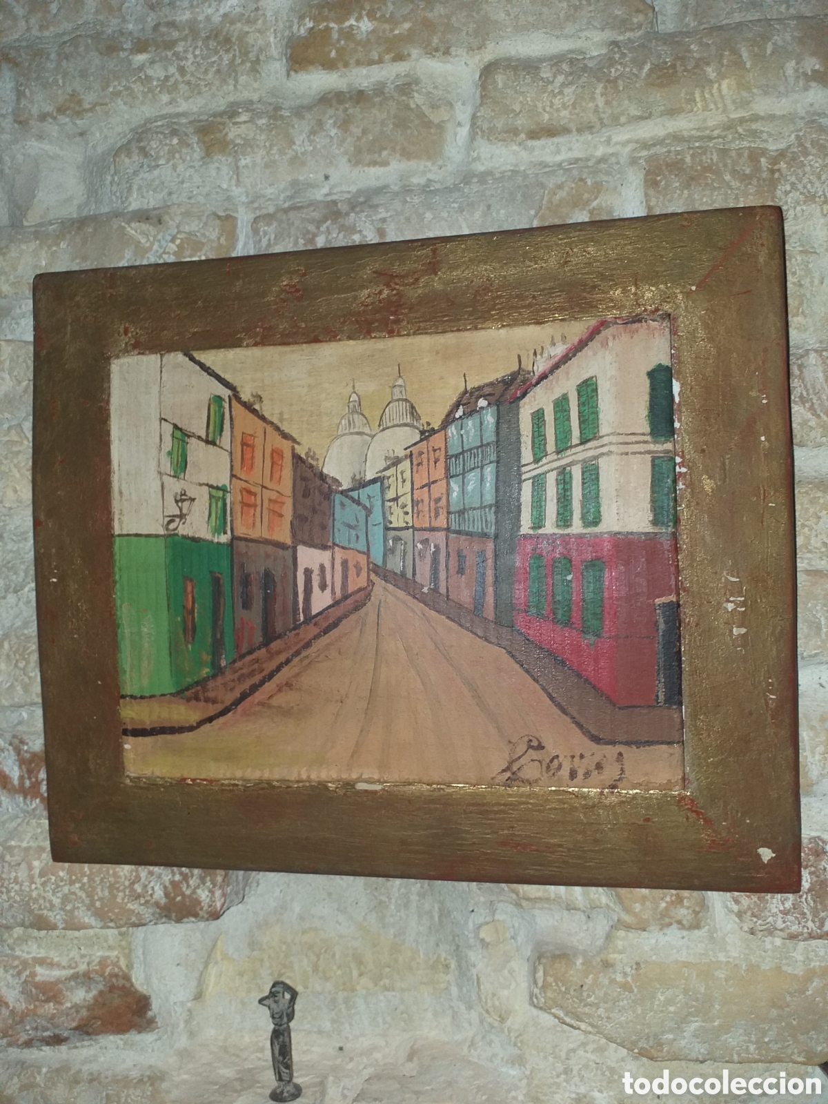 Arte: Pintura en tabla antigua - Foto 2