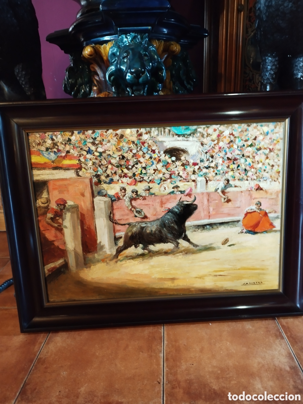 Arte: Cuadro taurino Santos Saavedra - Foto 4