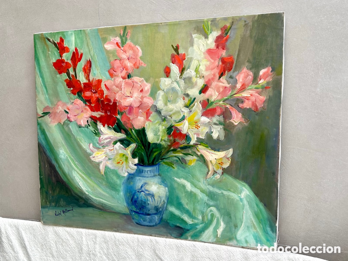 Arte: &Oacute;leo sobre lienzo Vidal Rolland - Foto 3