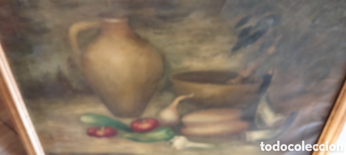 Arte: ANTIGUO CUADRO BODEGON - Foto 2