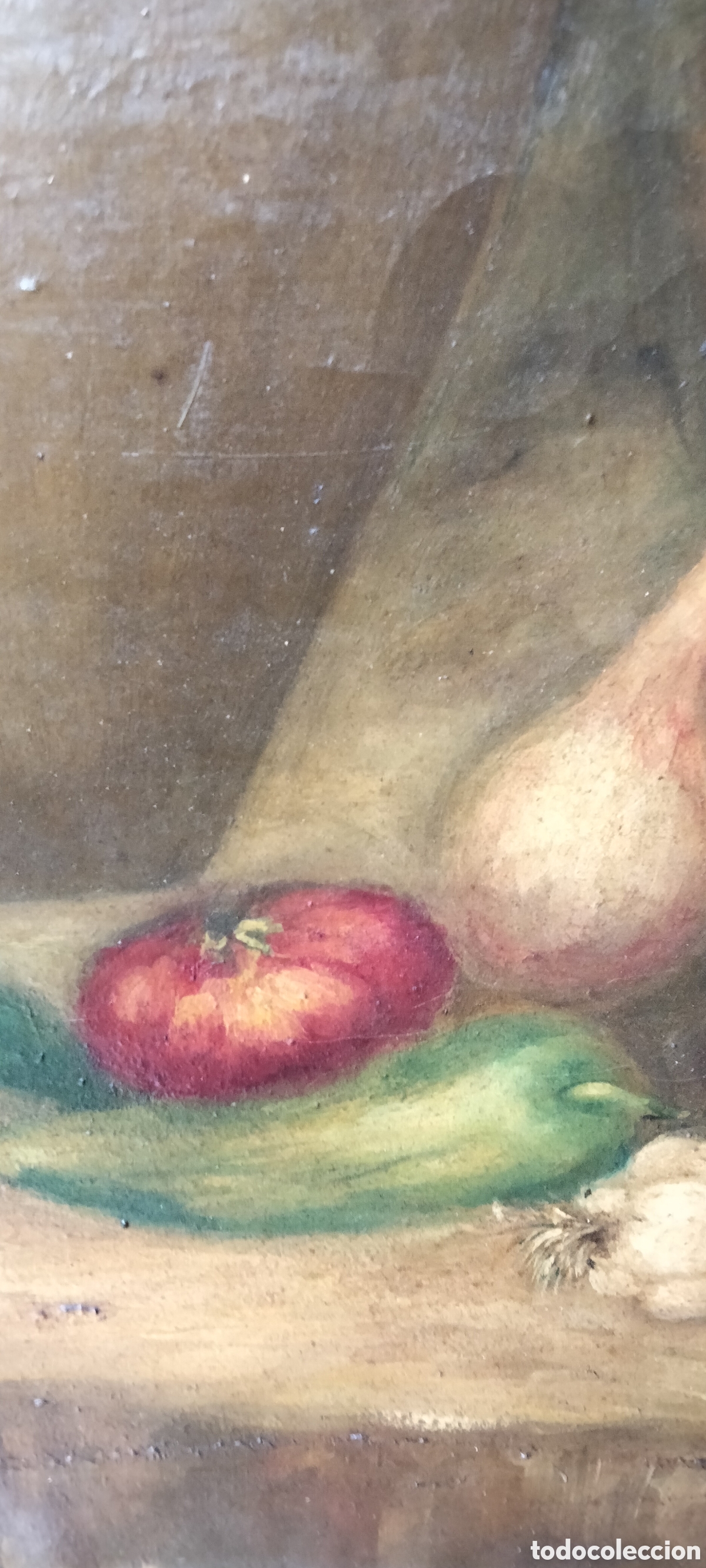 Arte: ANTIGUO CUADRO BODEGON - Foto 7